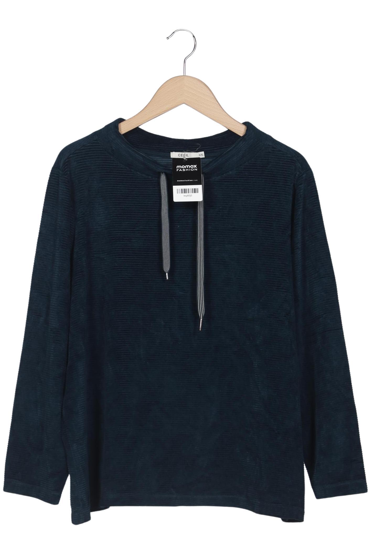 

Cecil Damen Sweatshirt, marineblau, Gr. 46