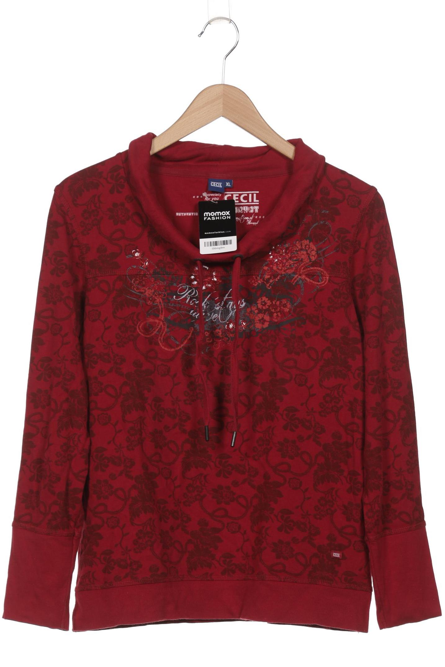 

Cecil Damen Sweatshirt, rot, Gr. 44