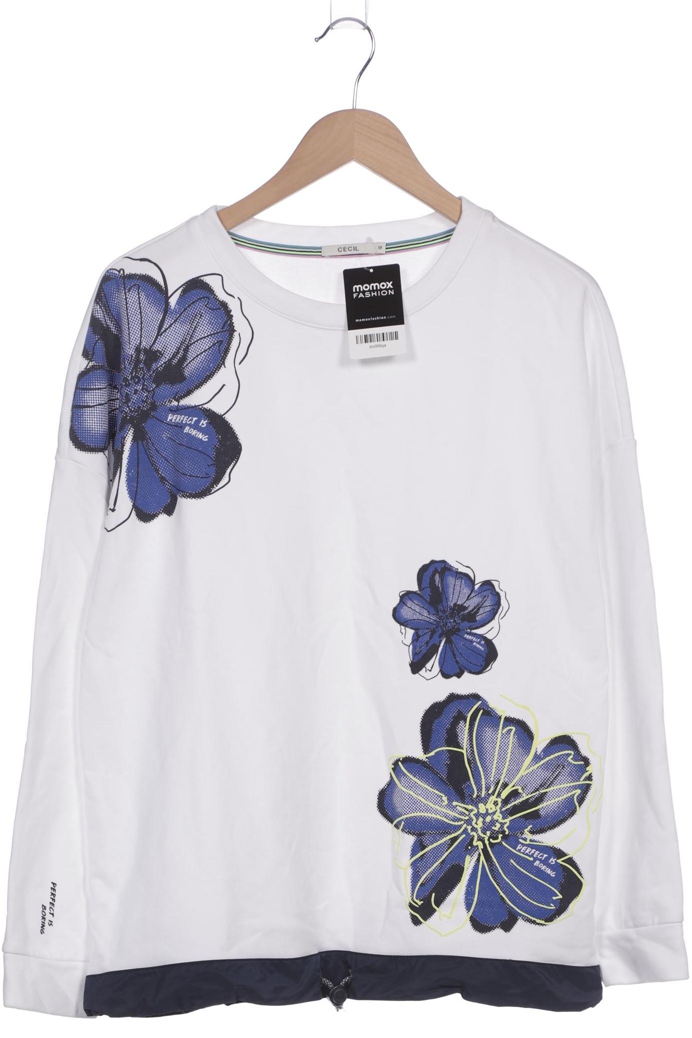 

Cecil Damen Sweatshirt, weiß, Gr. 38