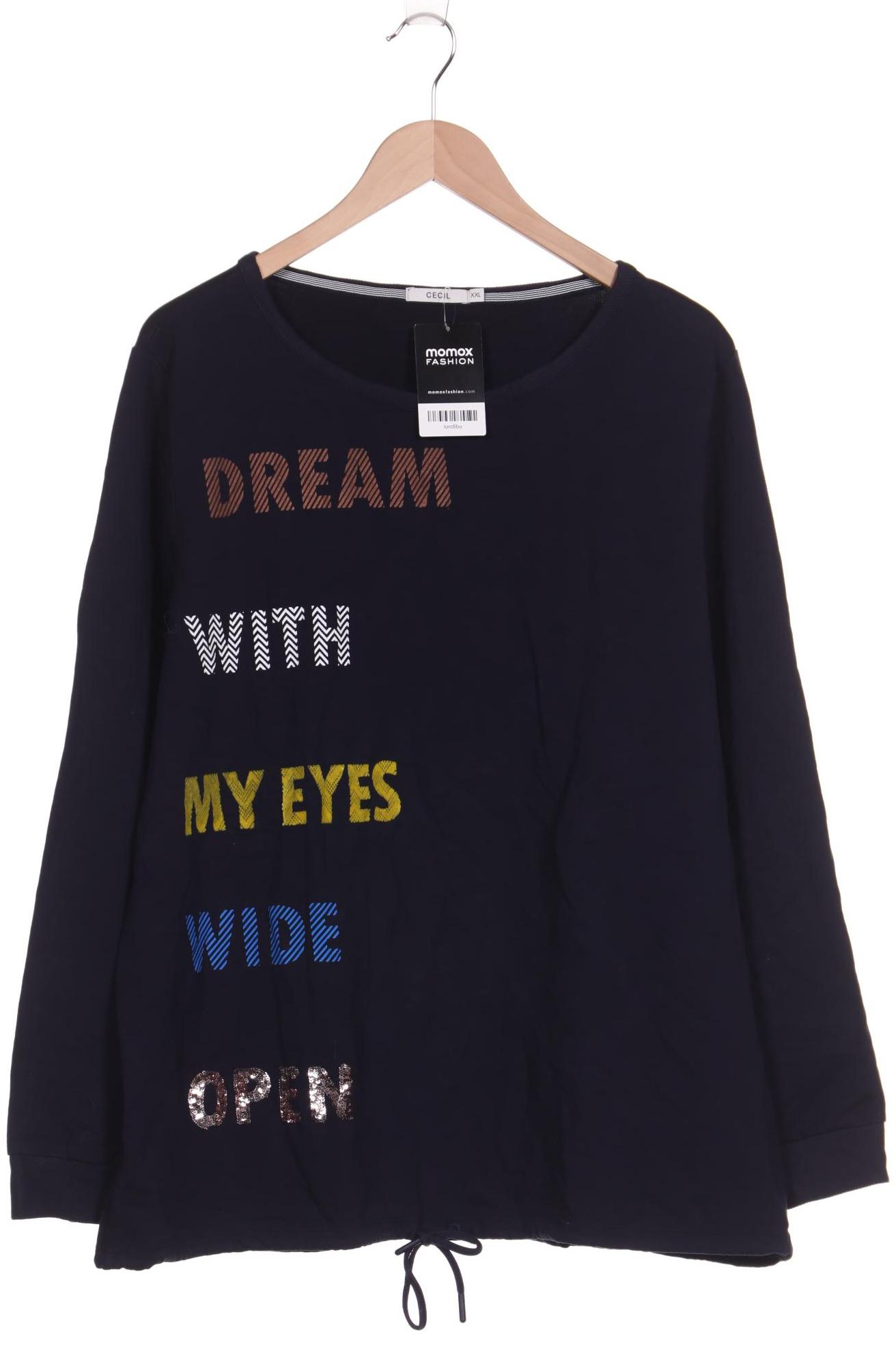 

CECIL Damen Sweatshirt, marineblau