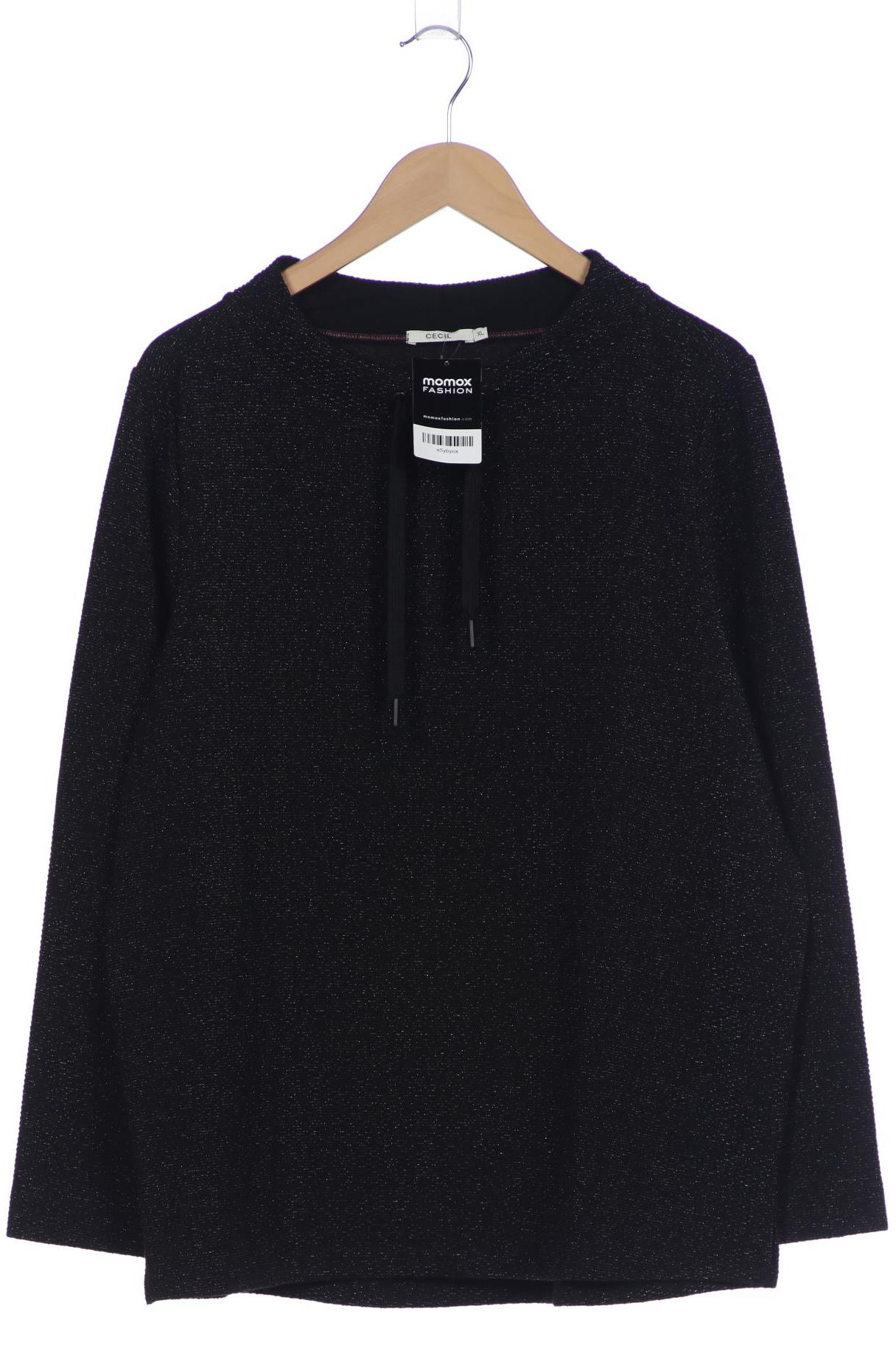 

Cecil Damen Sweatshirt, schwarz, Gr. 44