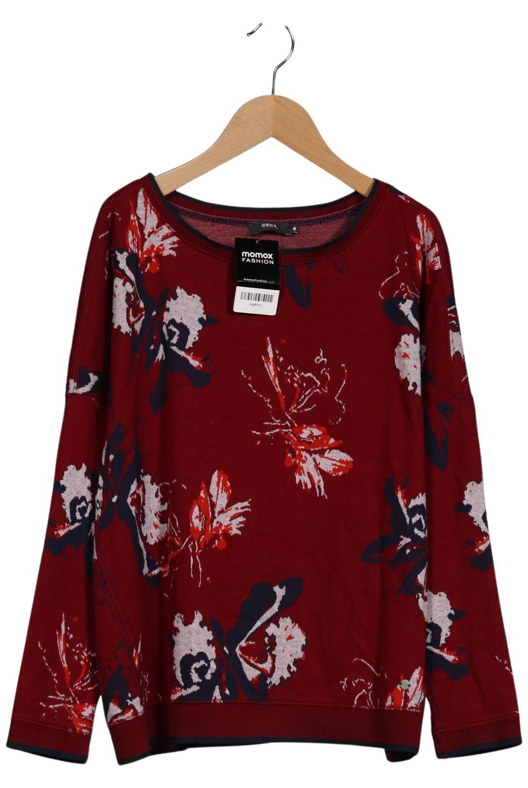 

Cecil Damen Sweatshirt, bordeaux, Gr. 38
