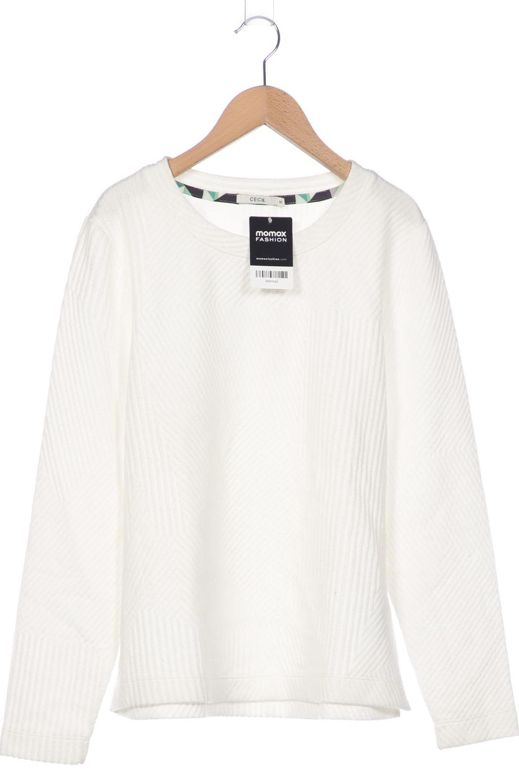 

Cecil Damen Sweatshirt, weiß, Gr. 38