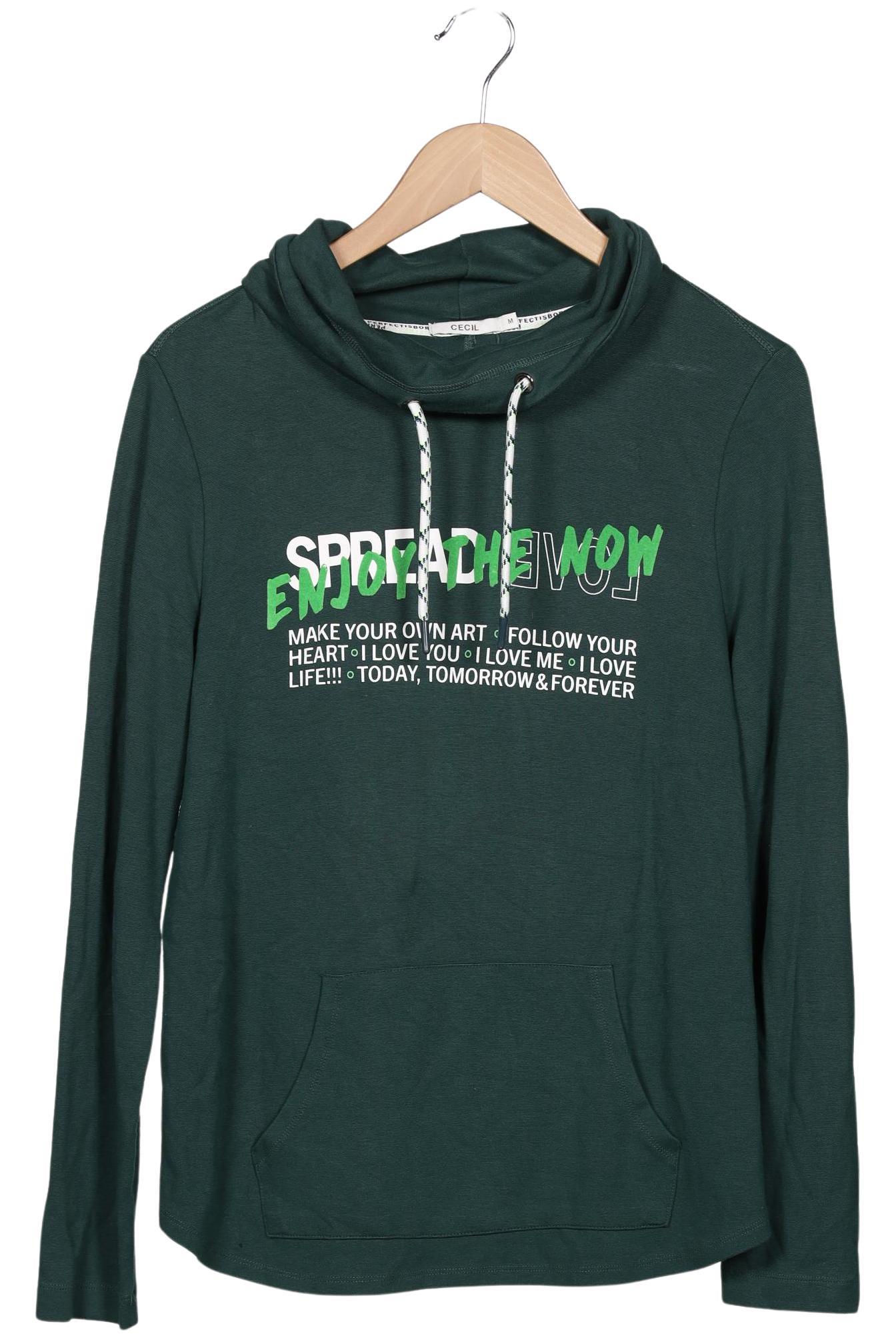 

Cecil Damen Sweatshirt, grün, Gr. 38