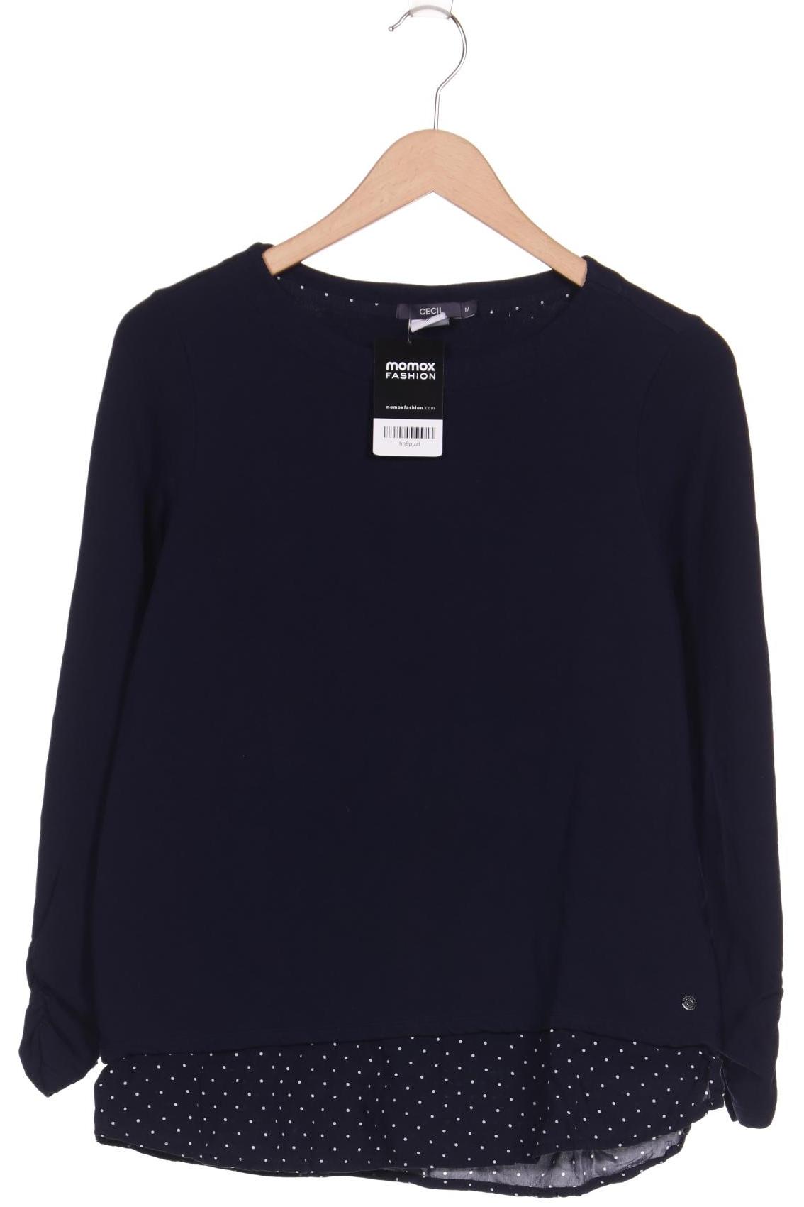 

Cecil Damen Sweatshirt, marineblau, Gr. 38