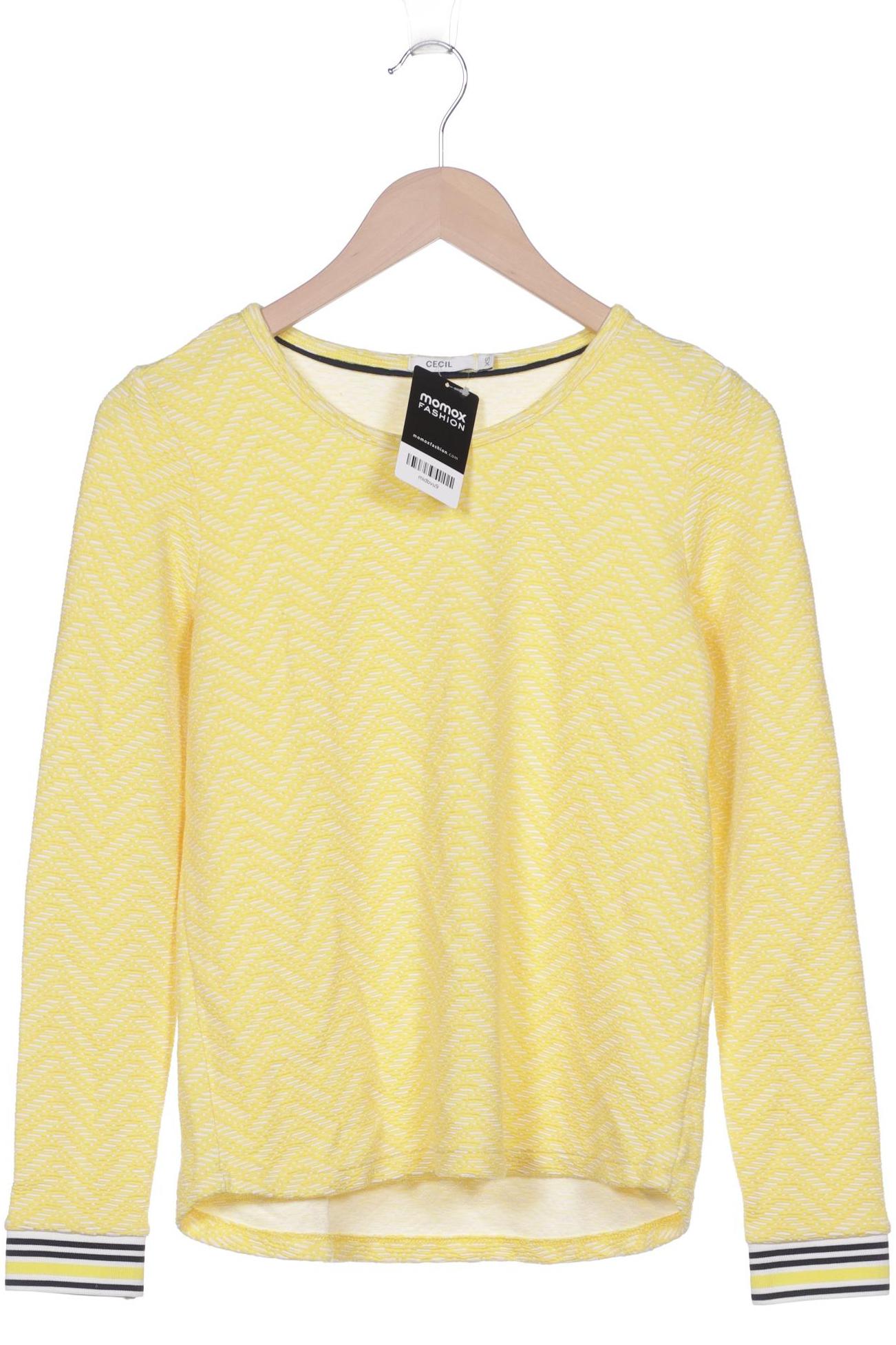 

CECIL Damen Sweatshirt, gelb