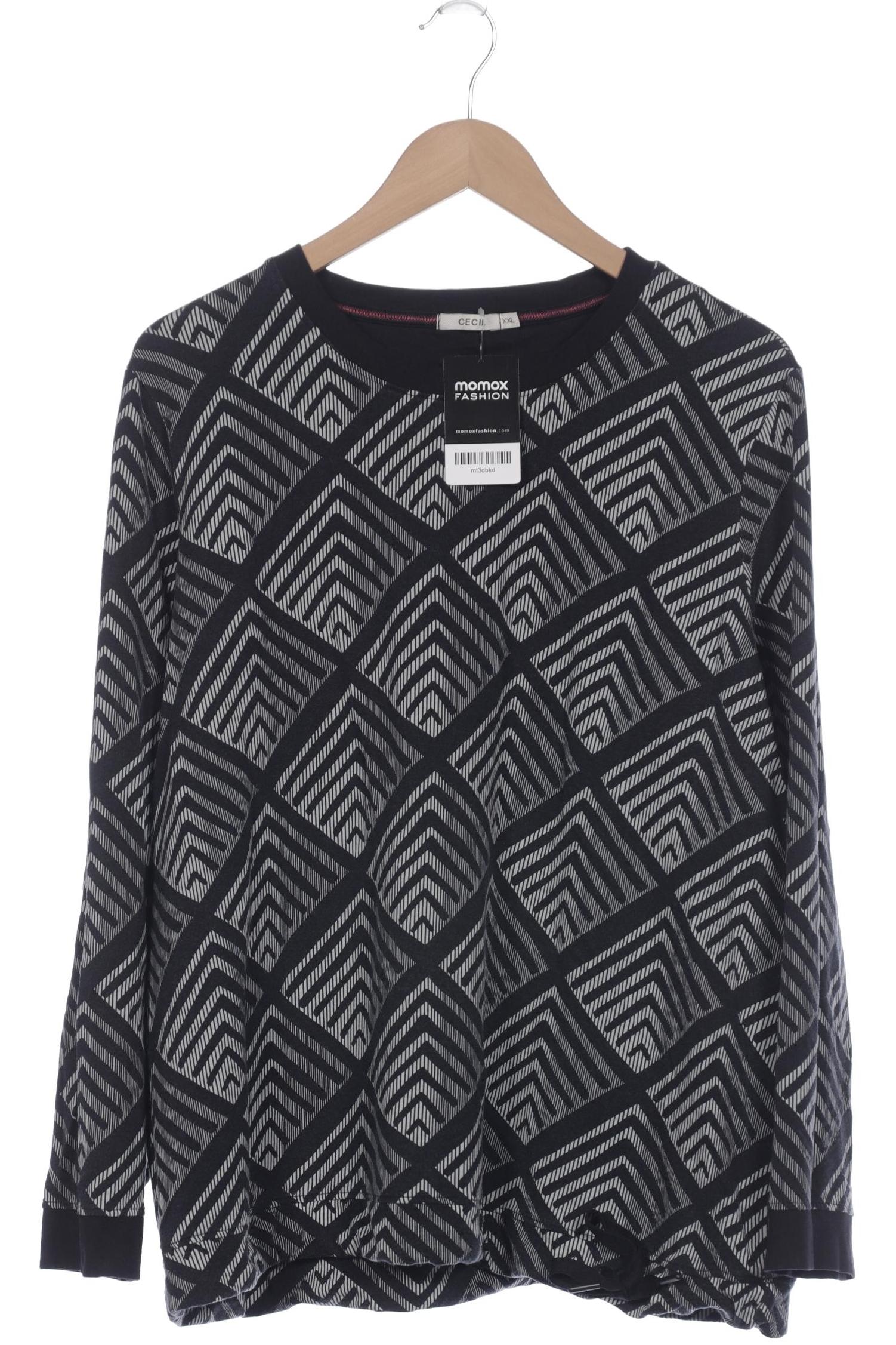 

Cecil Damen Sweatshirt, schwarz, Gr. 46