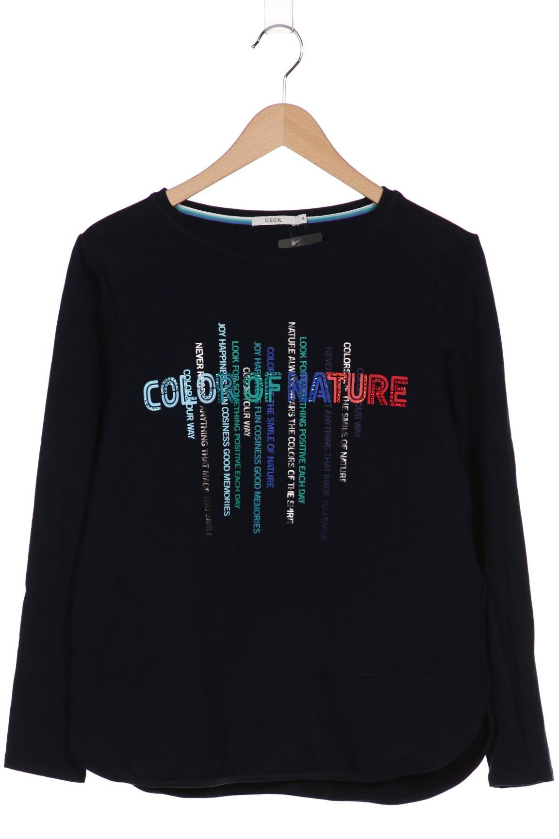

Cecil Damen Sweatshirt, marineblau, Gr. 38