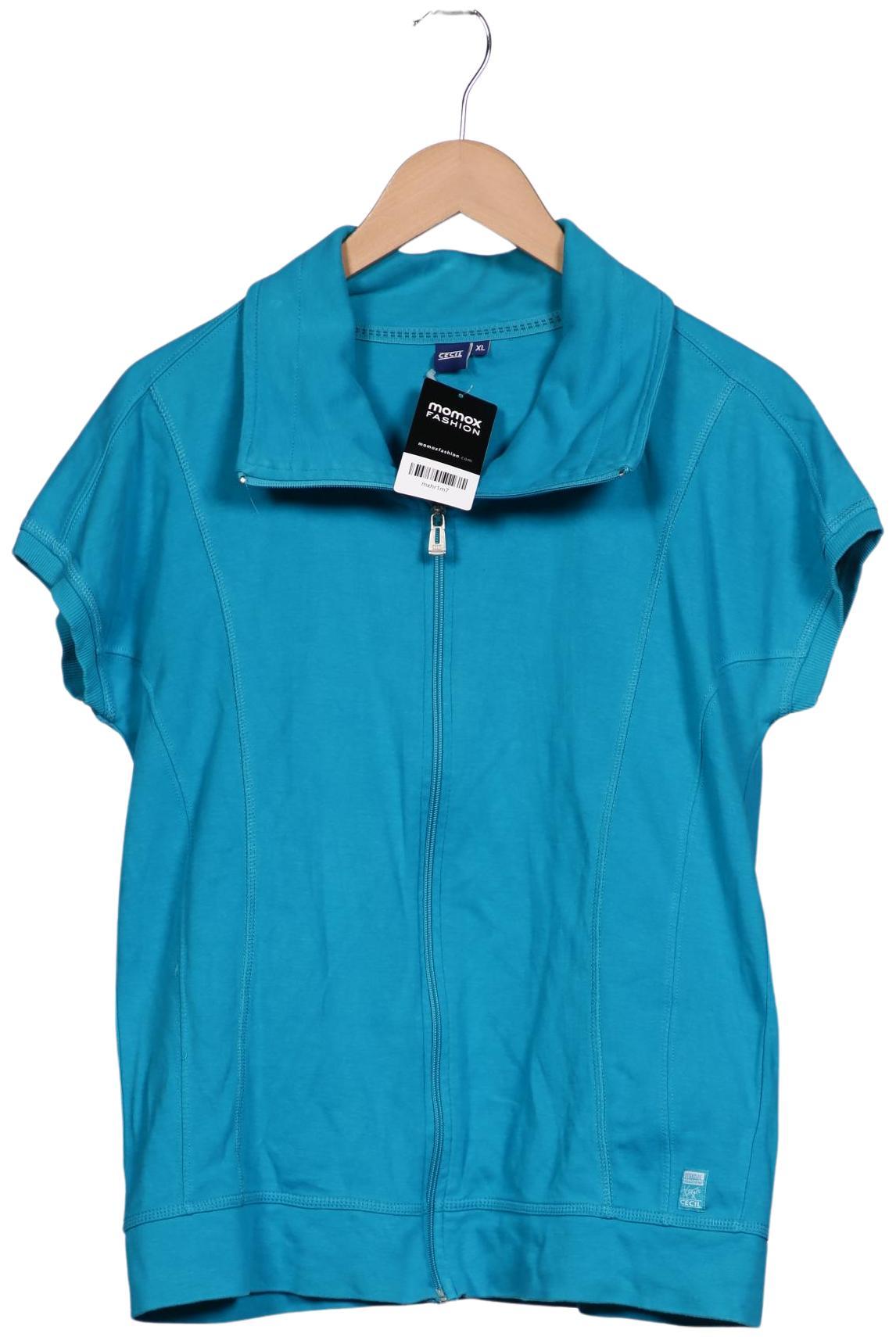 

Cecil Damen Sweatshirt, türkis, Gr. 44