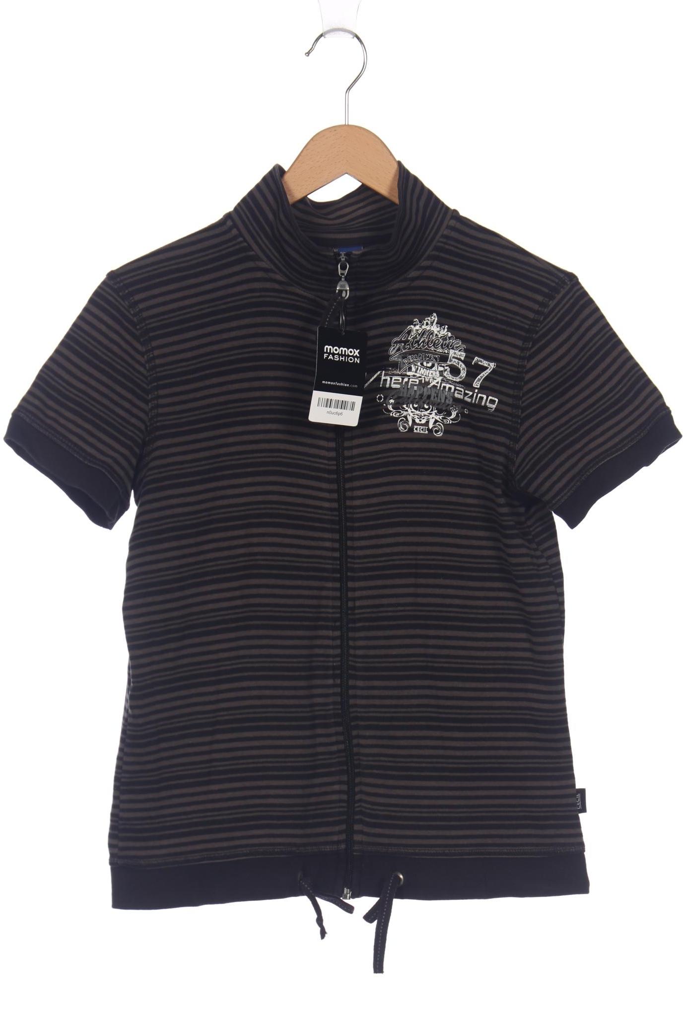 

Cecil Damen Sweatshirt, schwarz, Gr. 38