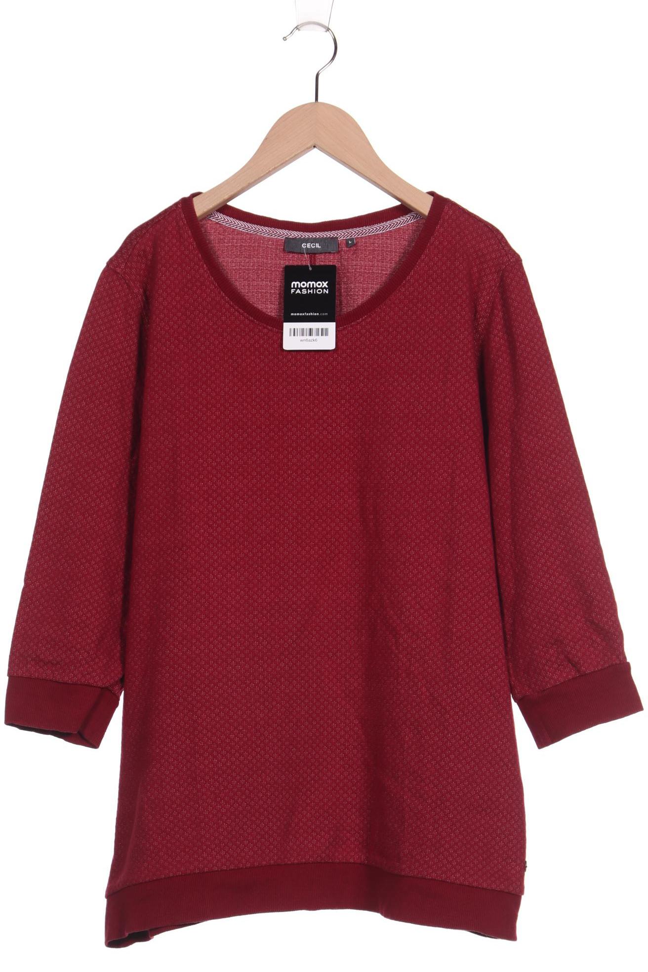 

Cecil Damen Sweatshirt, bordeaux, Gr. 42