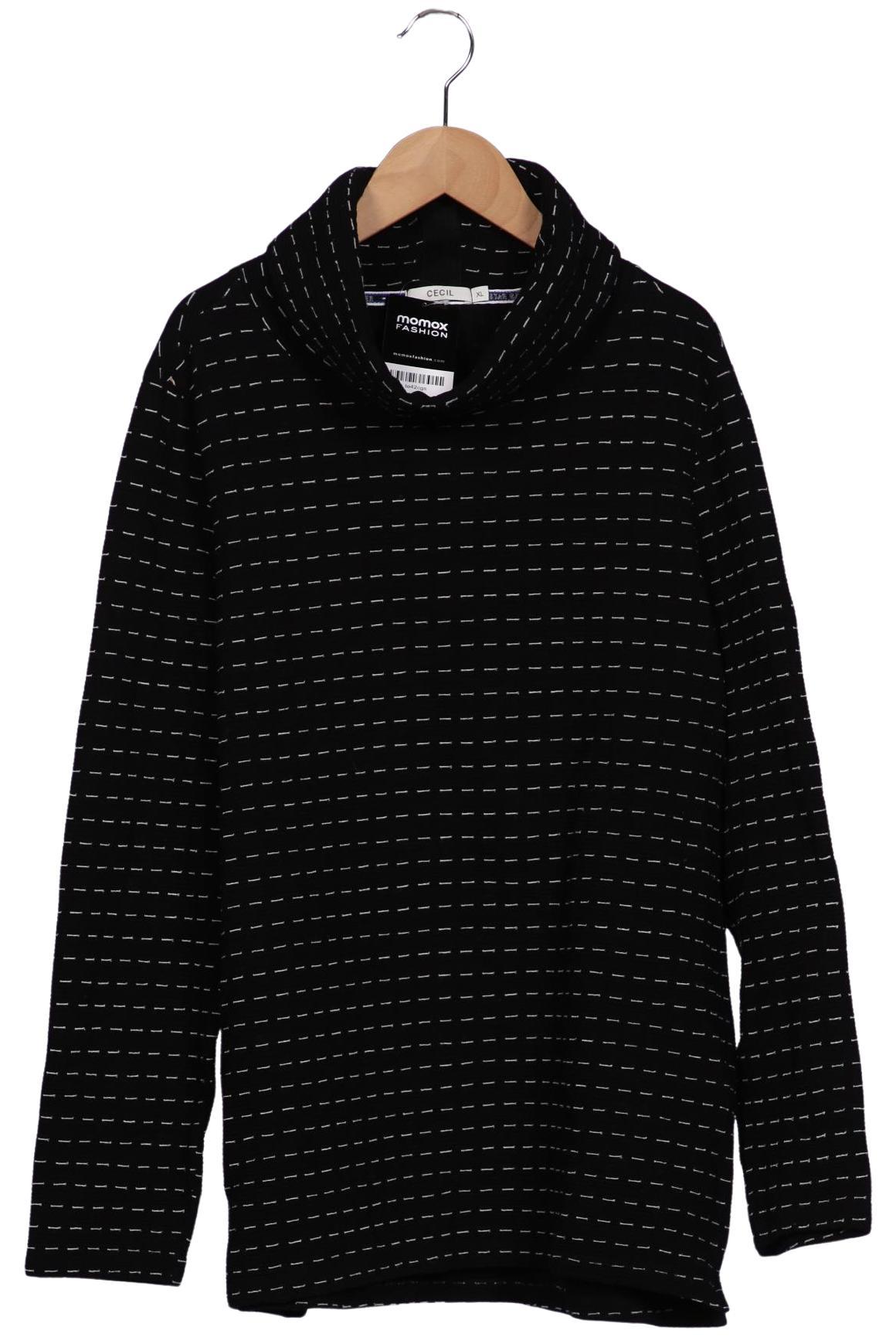 

Cecil Damen Sweatshirt, schwarz, Gr. 44