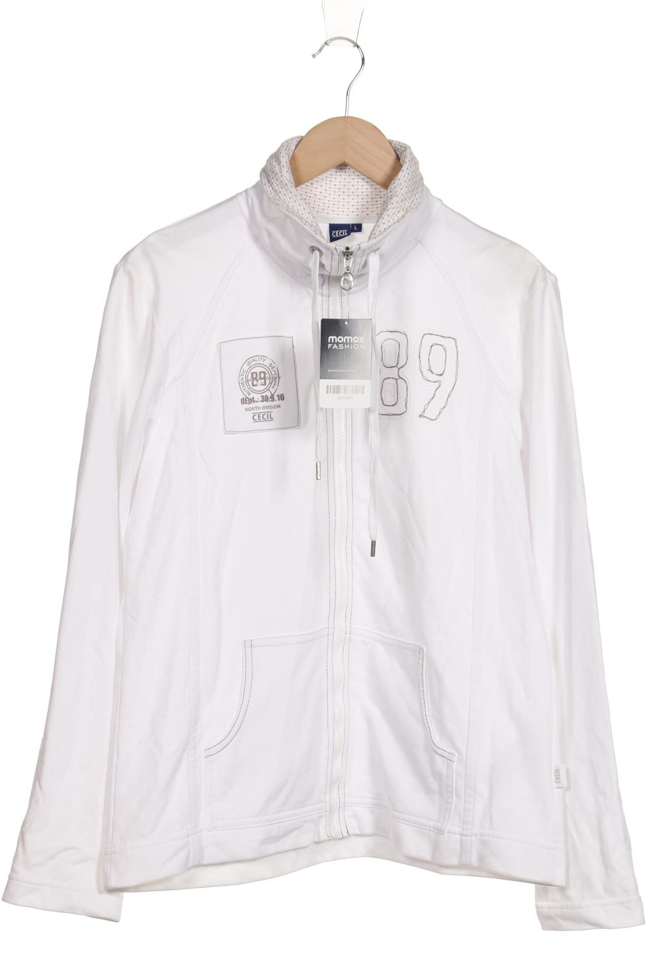 

Cecil Damen Sweatshirt, weiß, Gr. 42