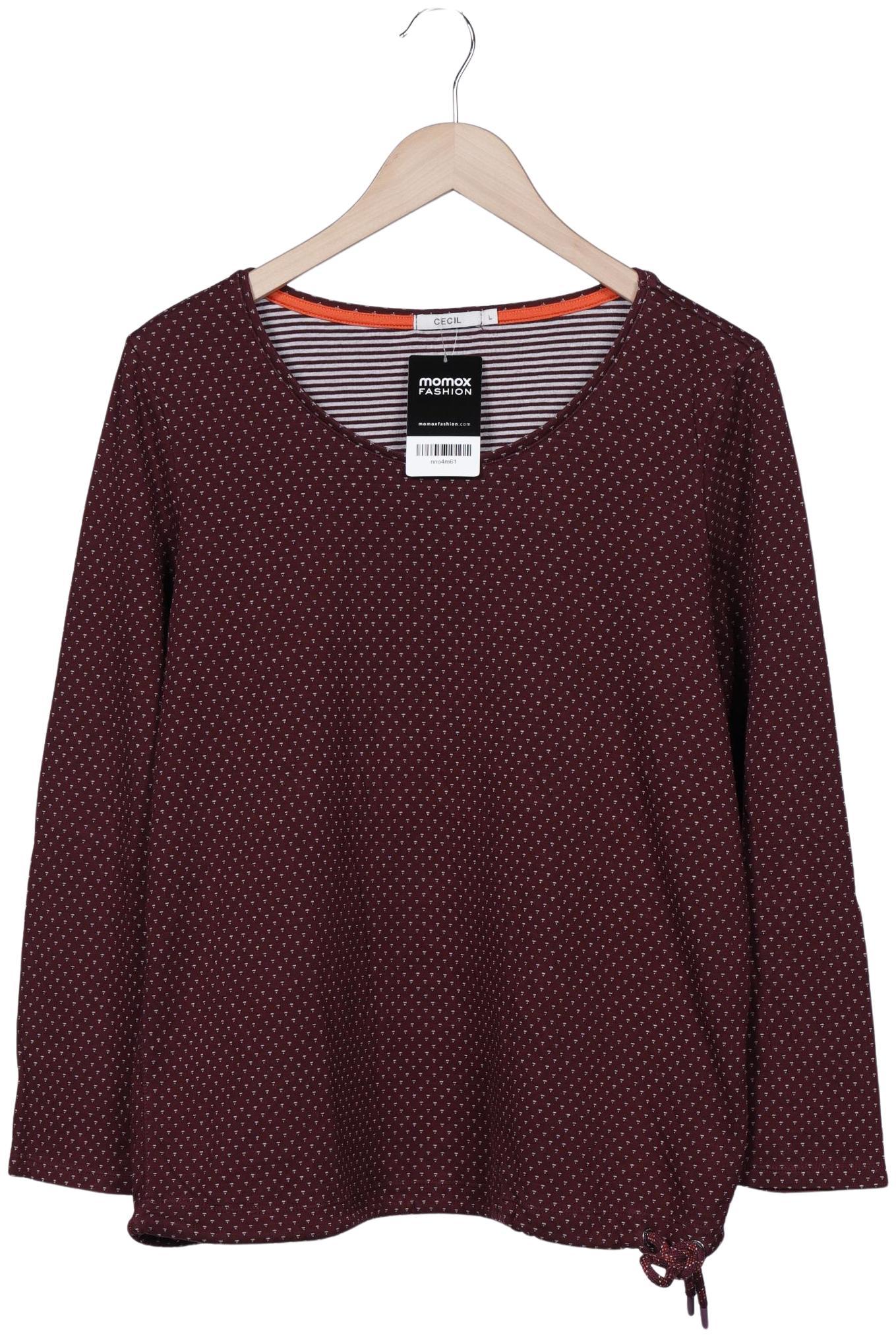 

Cecil Damen Sweatshirt, bordeaux, Gr. 42