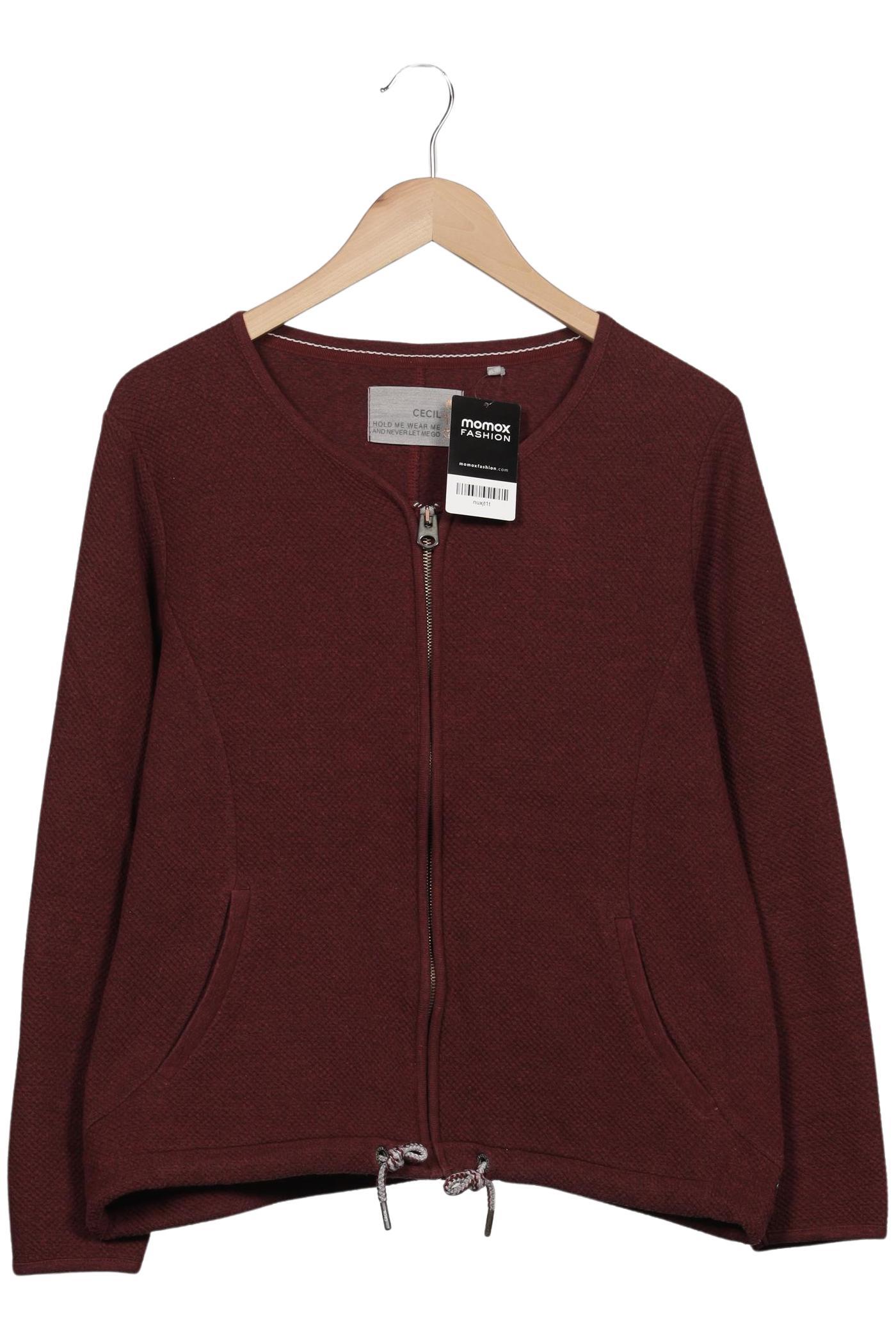 

Cecil Damen Sweatshirt, bordeaux, Gr. 42