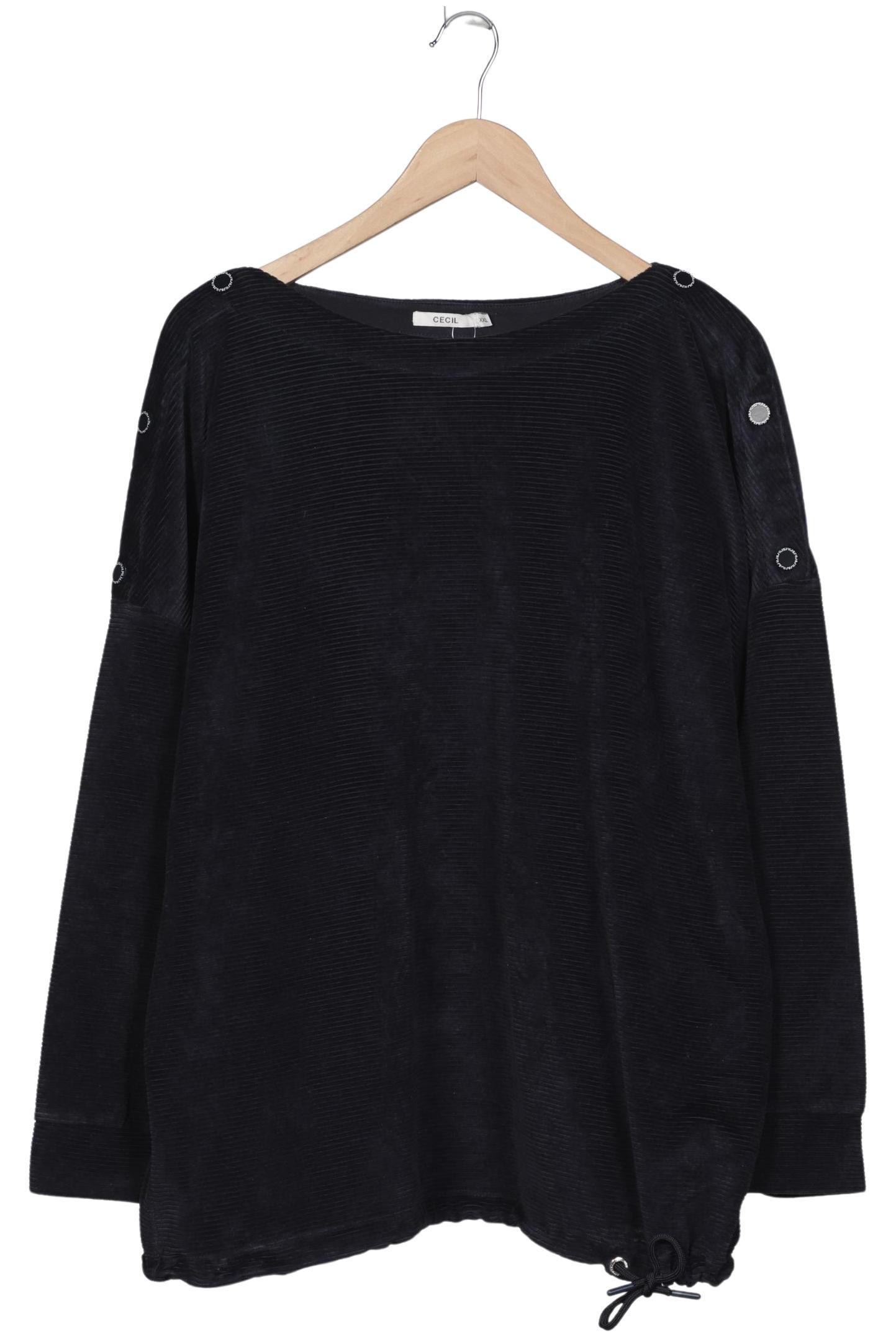 

Cecil Damen Sweatshirt, schwarz, Gr. 46