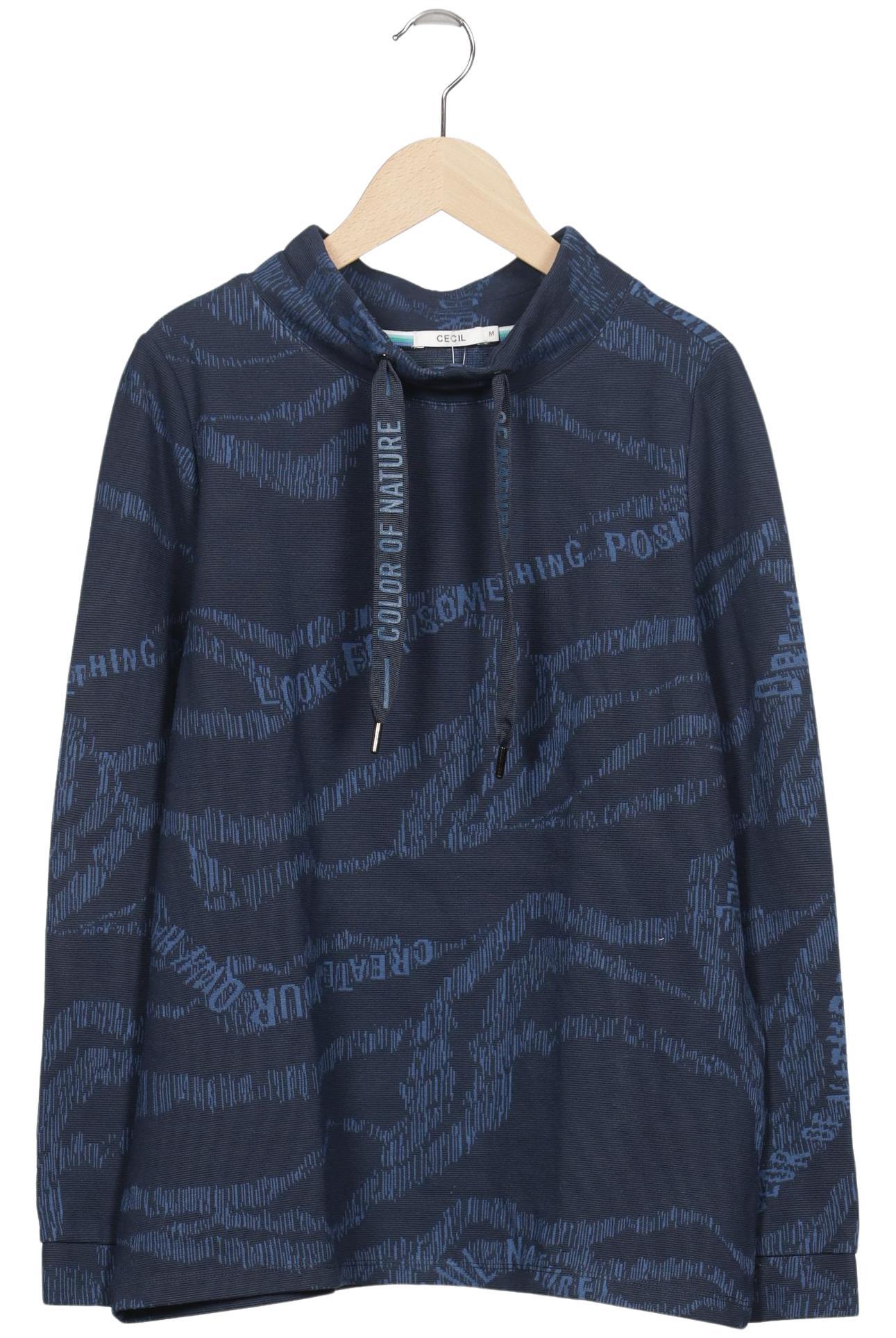 

Cecil Damen Sweatshirt, marineblau, Gr. 38