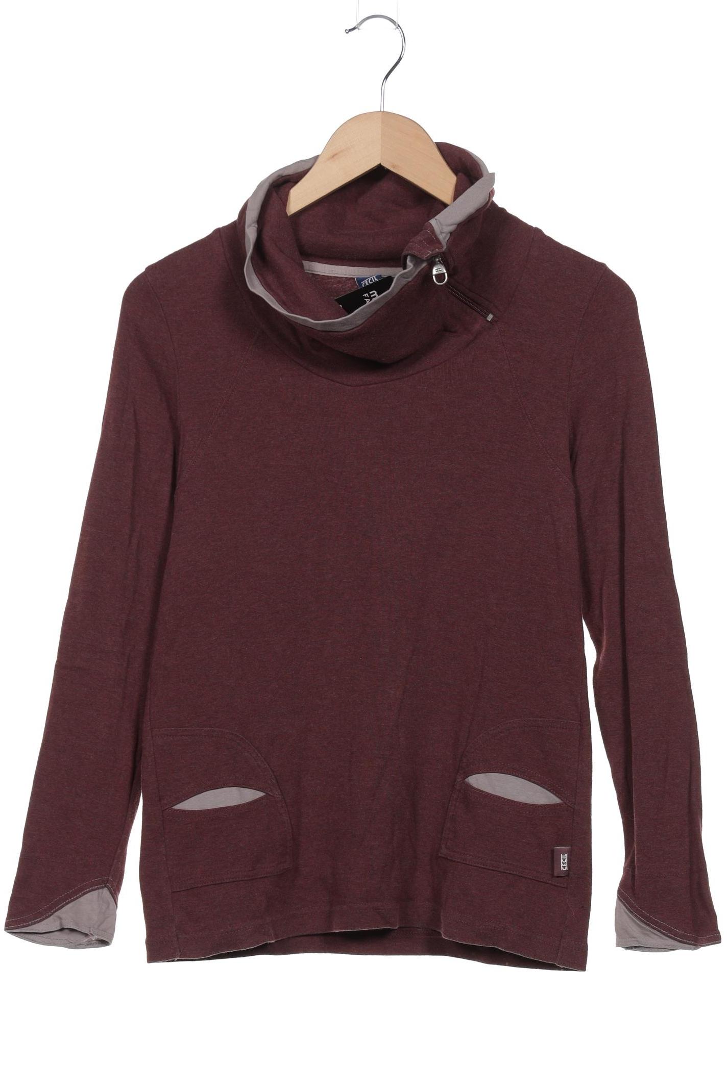 

Cecil Damen Sweatshirt, bordeaux, Gr. 36