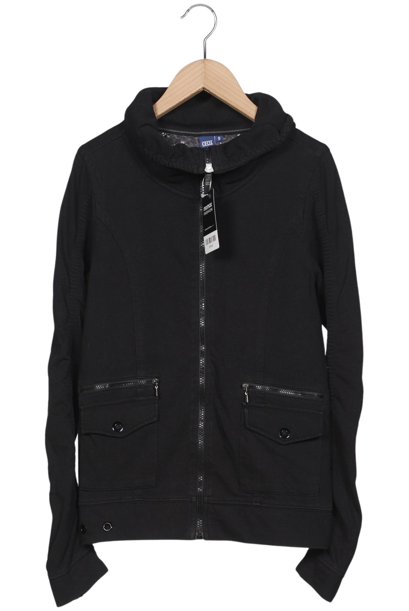 

Cecil Damen Sweatshirt, schwarz, Gr. 36