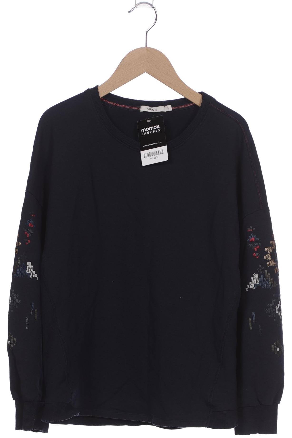 

Cecil Damen Sweatshirt, marineblau, Gr. 36