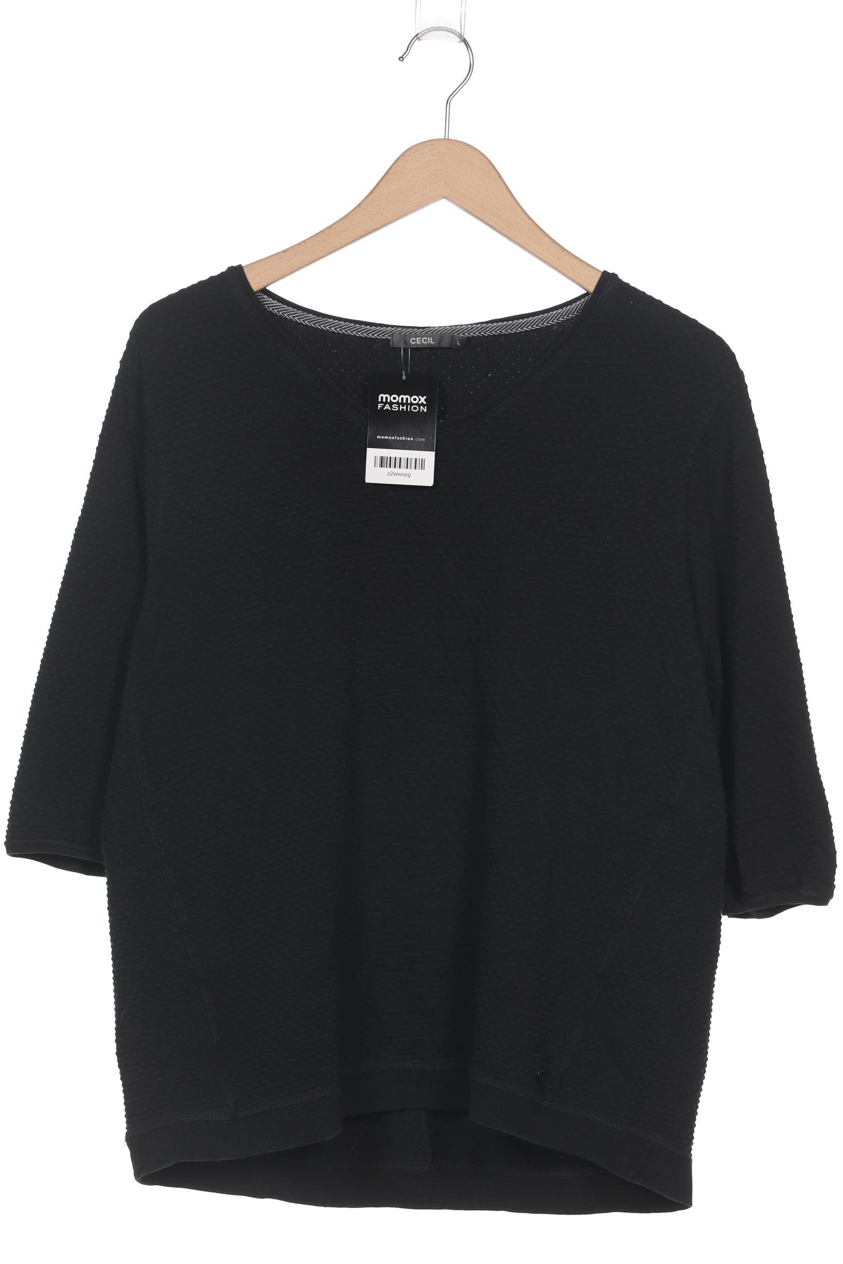 

Cecil Damen Sweatshirt, schwarz, Gr. 42