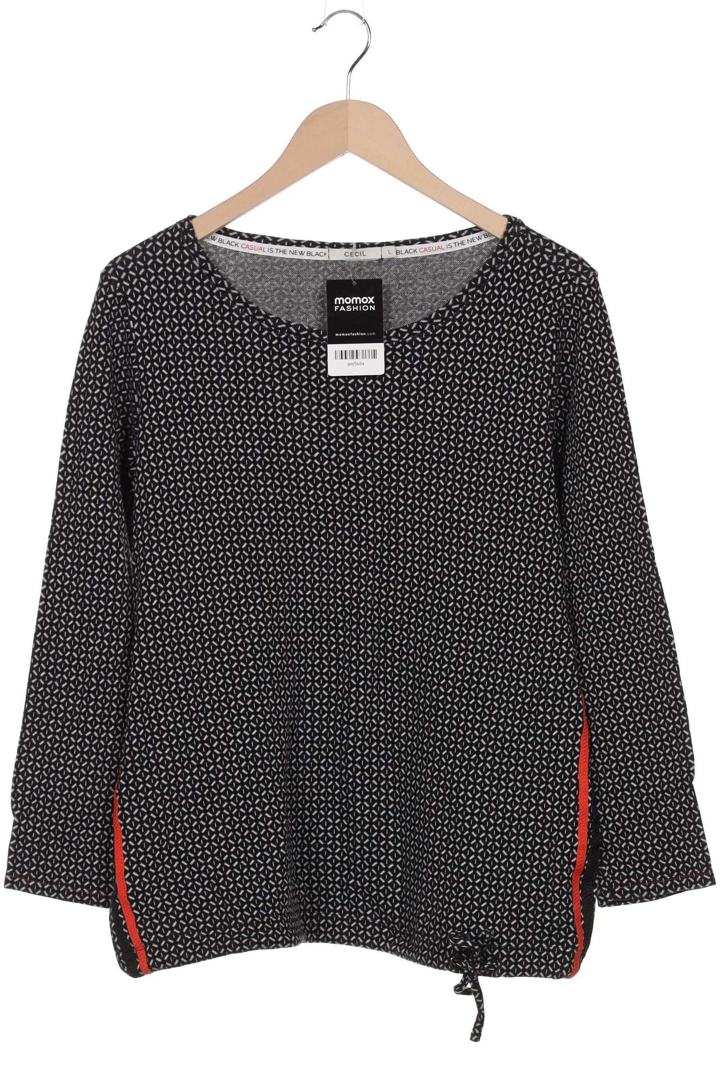 

Cecil Damen Sweatshirt, schwarz, Gr. 42