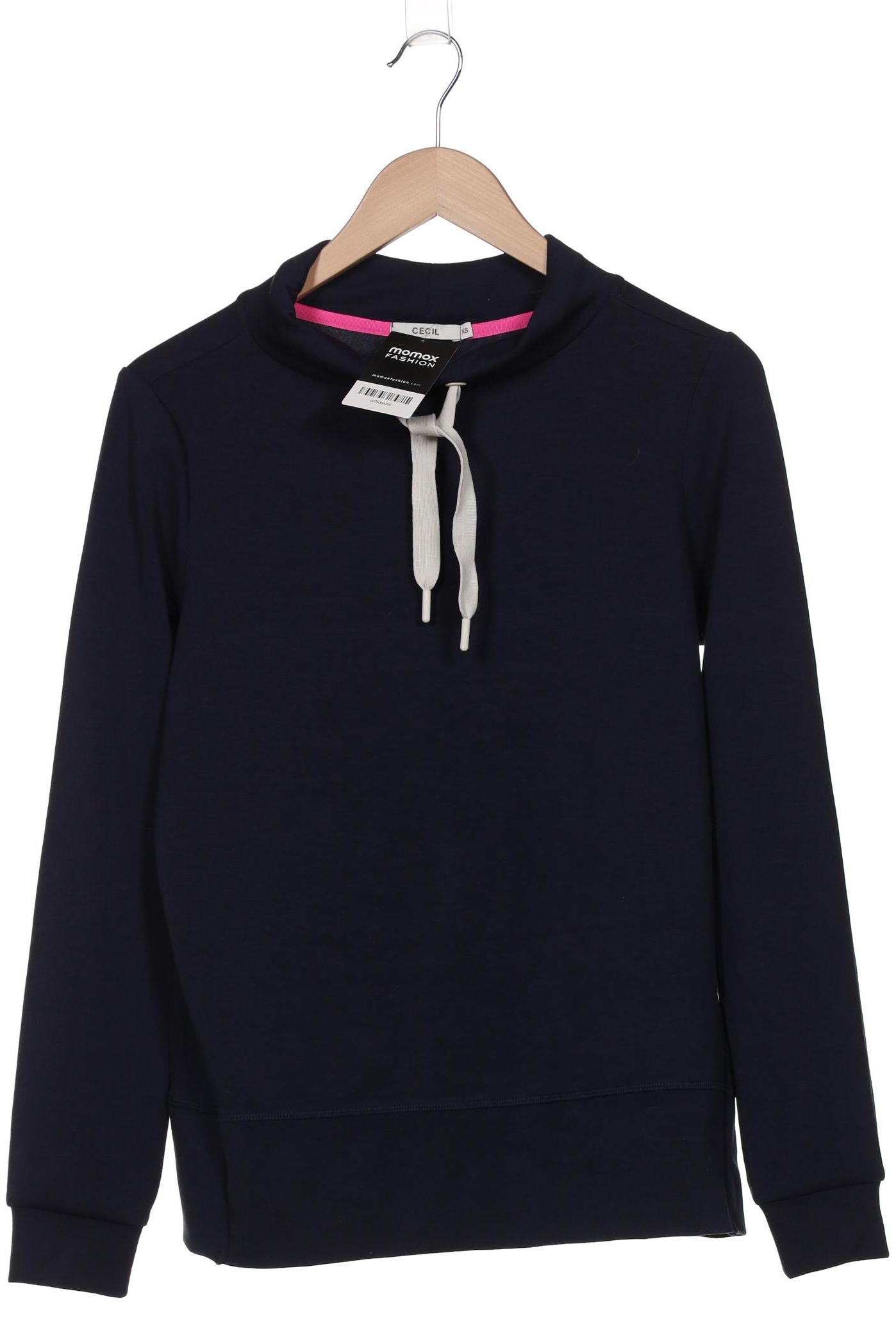 

Cecil Damen Sweatshirt, marineblau, Gr. 34