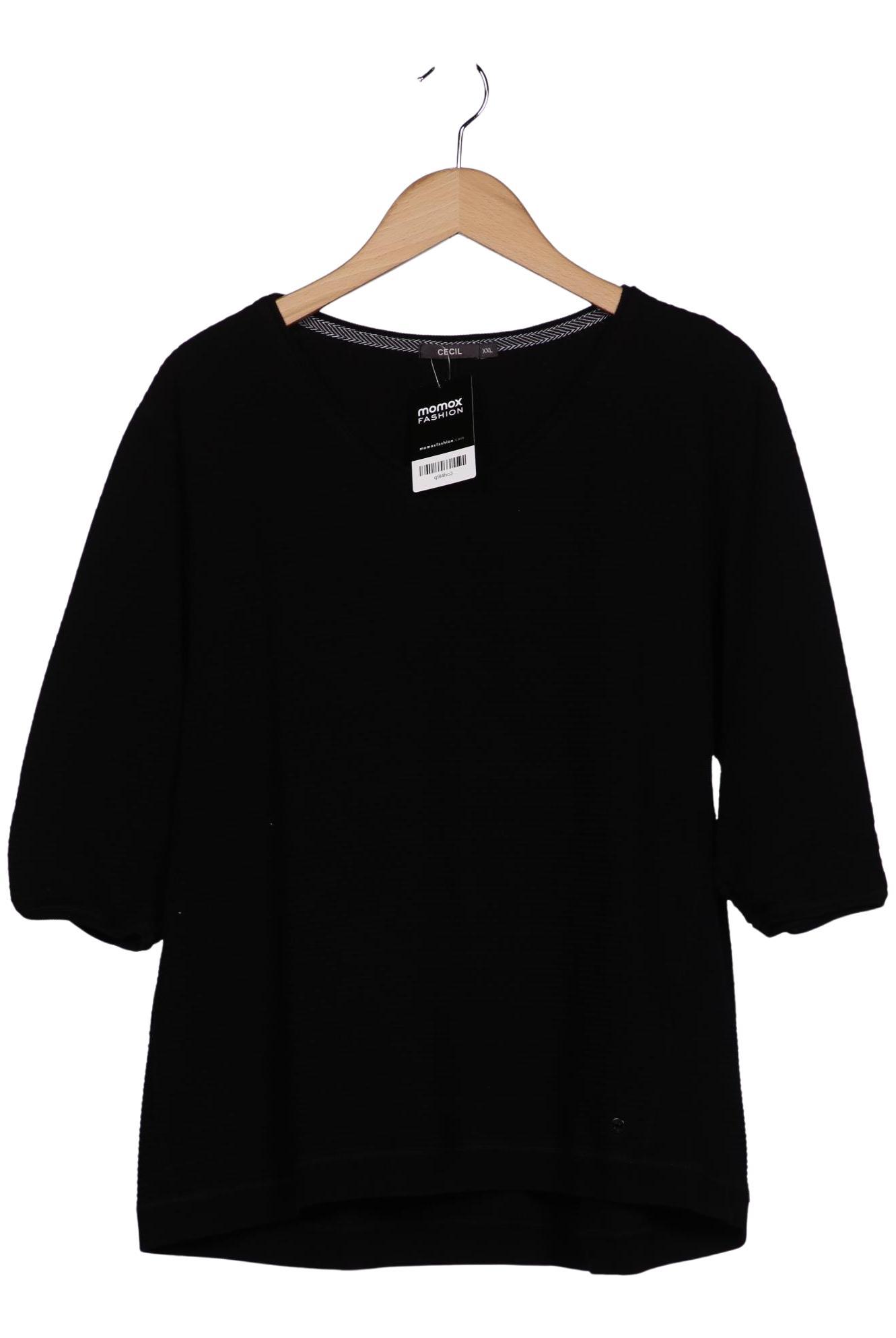 

Cecil Damen Sweatshirt, schwarz, Gr. 46