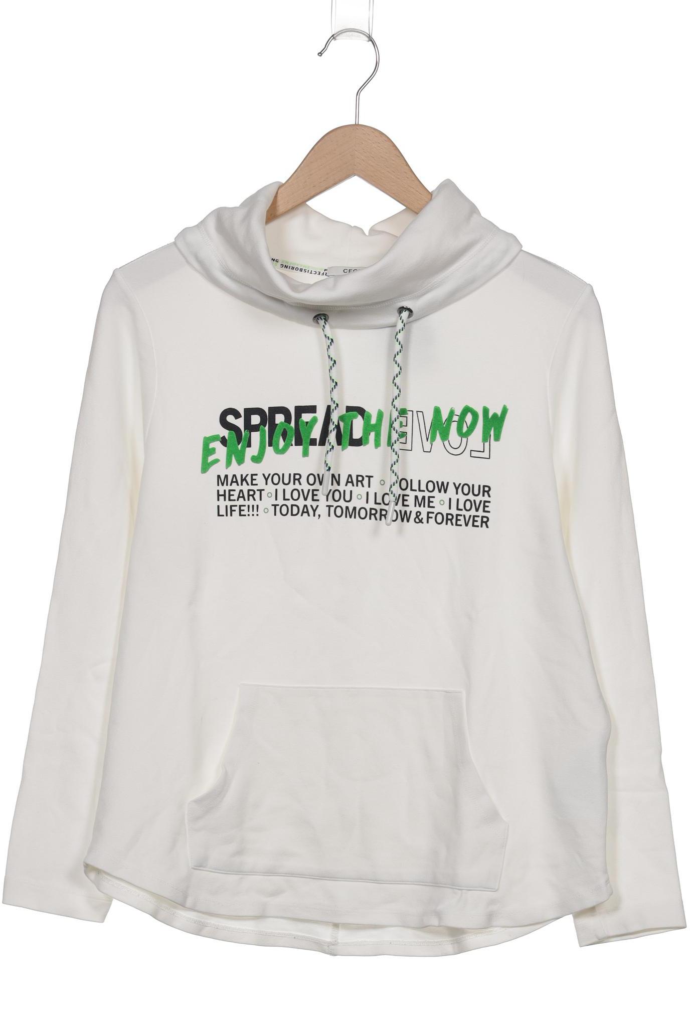 

Cecil Damen Sweatshirt, weiß, Gr. 38