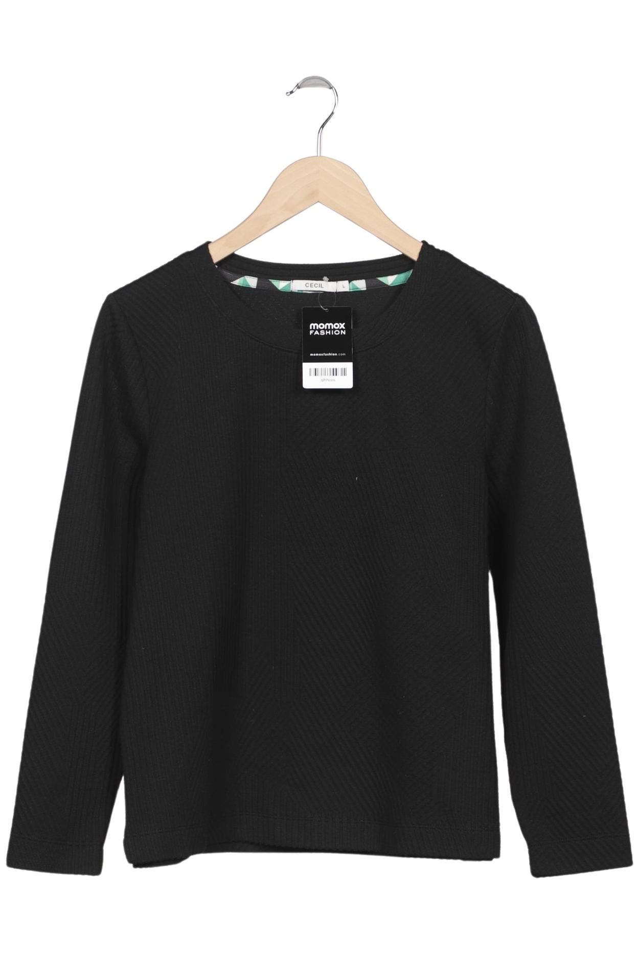 

Cecil Damen Sweatshirt, schwarz, Gr. 42