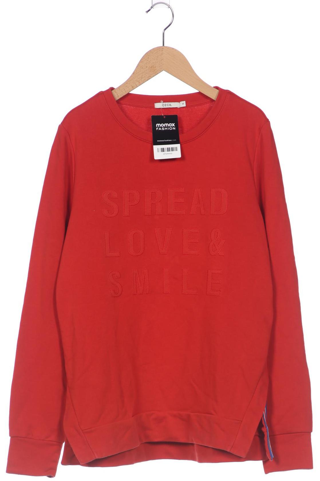 

Cecil Damen Sweatshirt, rot, Gr. 38