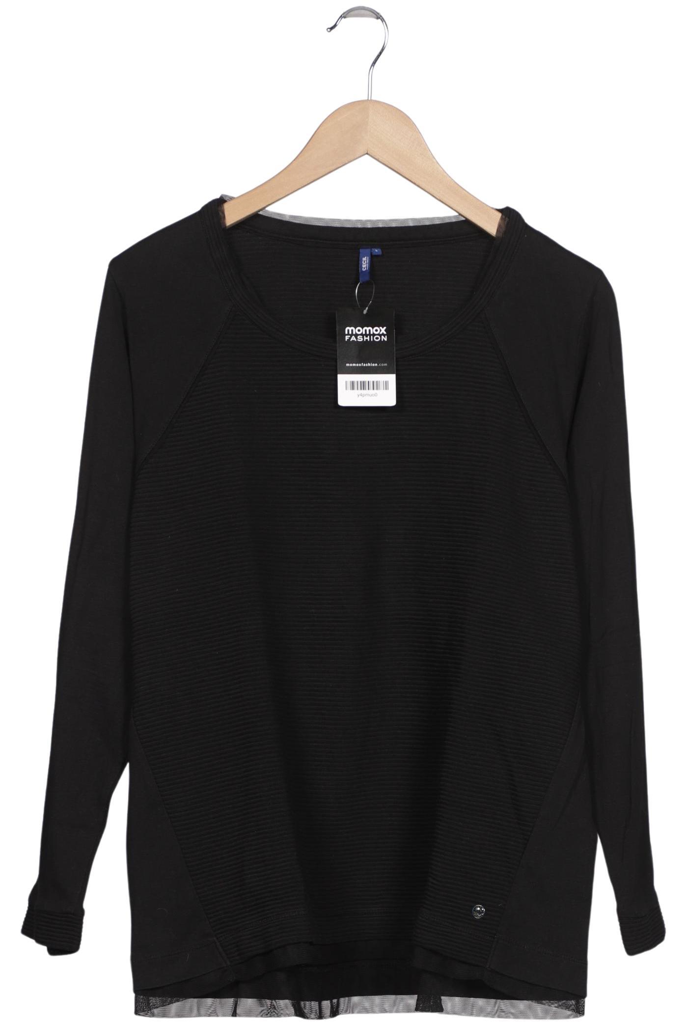 

Cecil Damen Sweatshirt, schwarz, Gr. 42