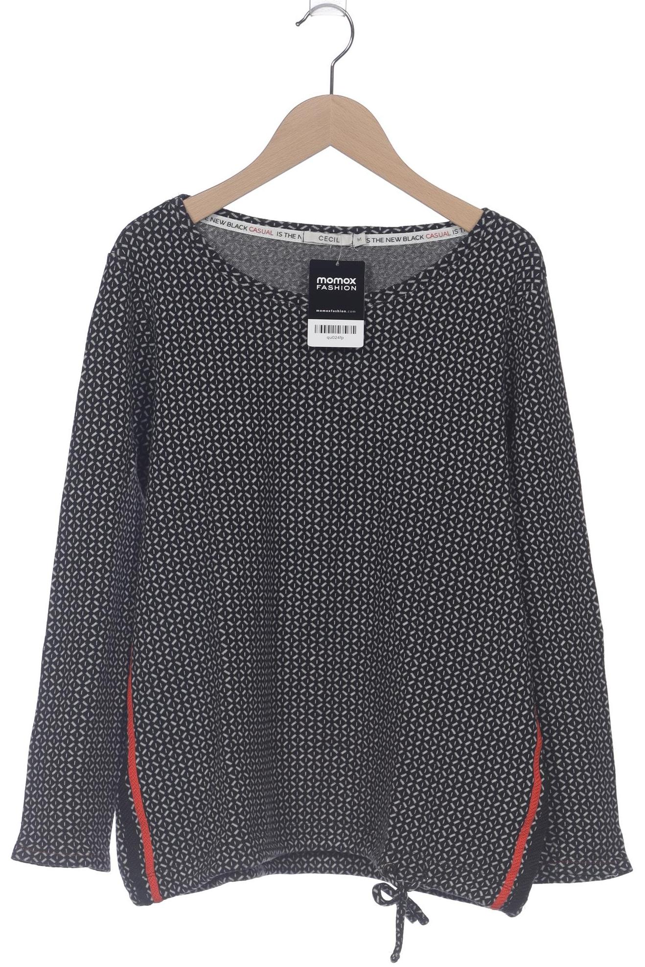 

Cecil Damen Sweatshirt, schwarz, Gr. 38