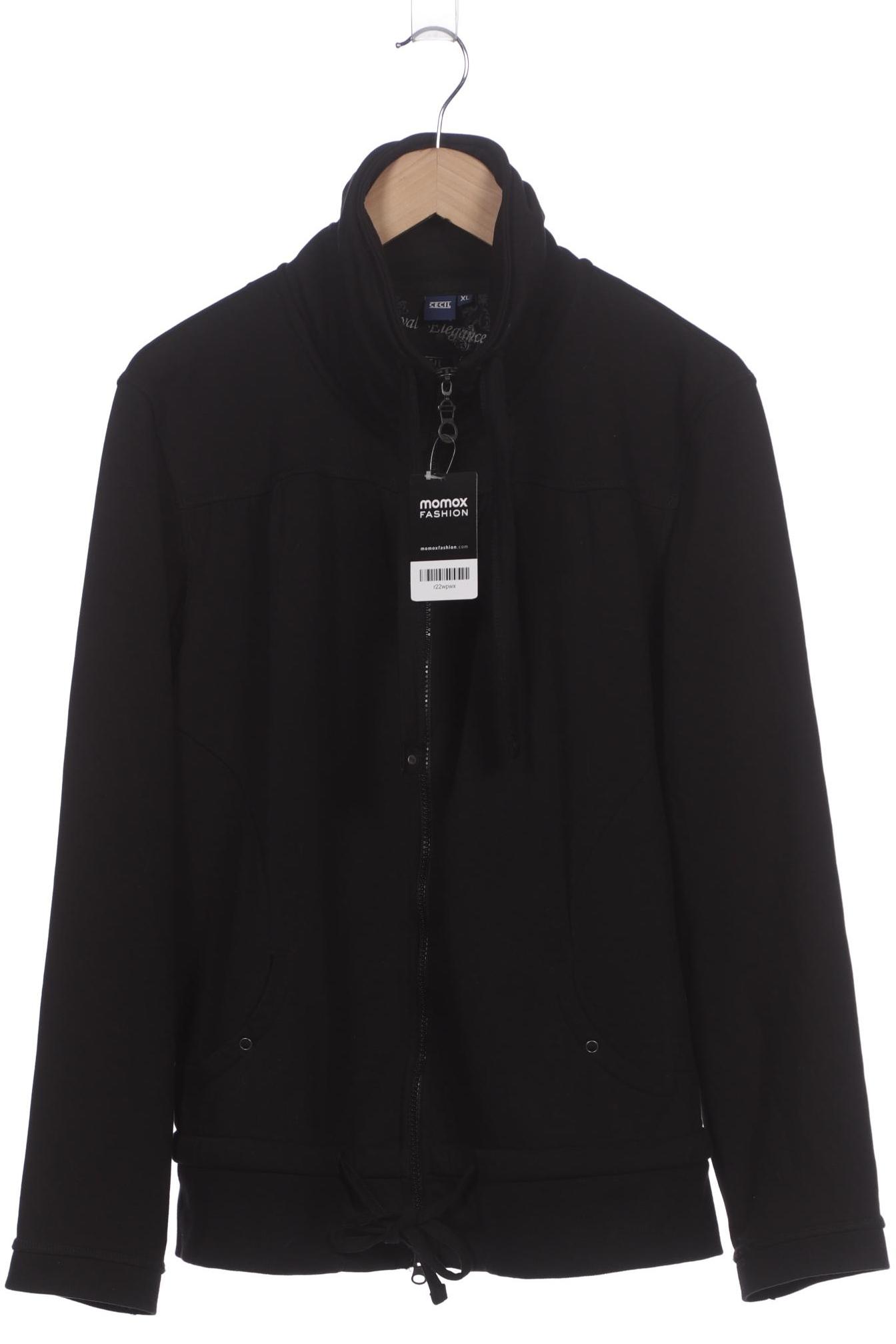 

Cecil Damen Sweatshirt, schwarz, Gr. 44