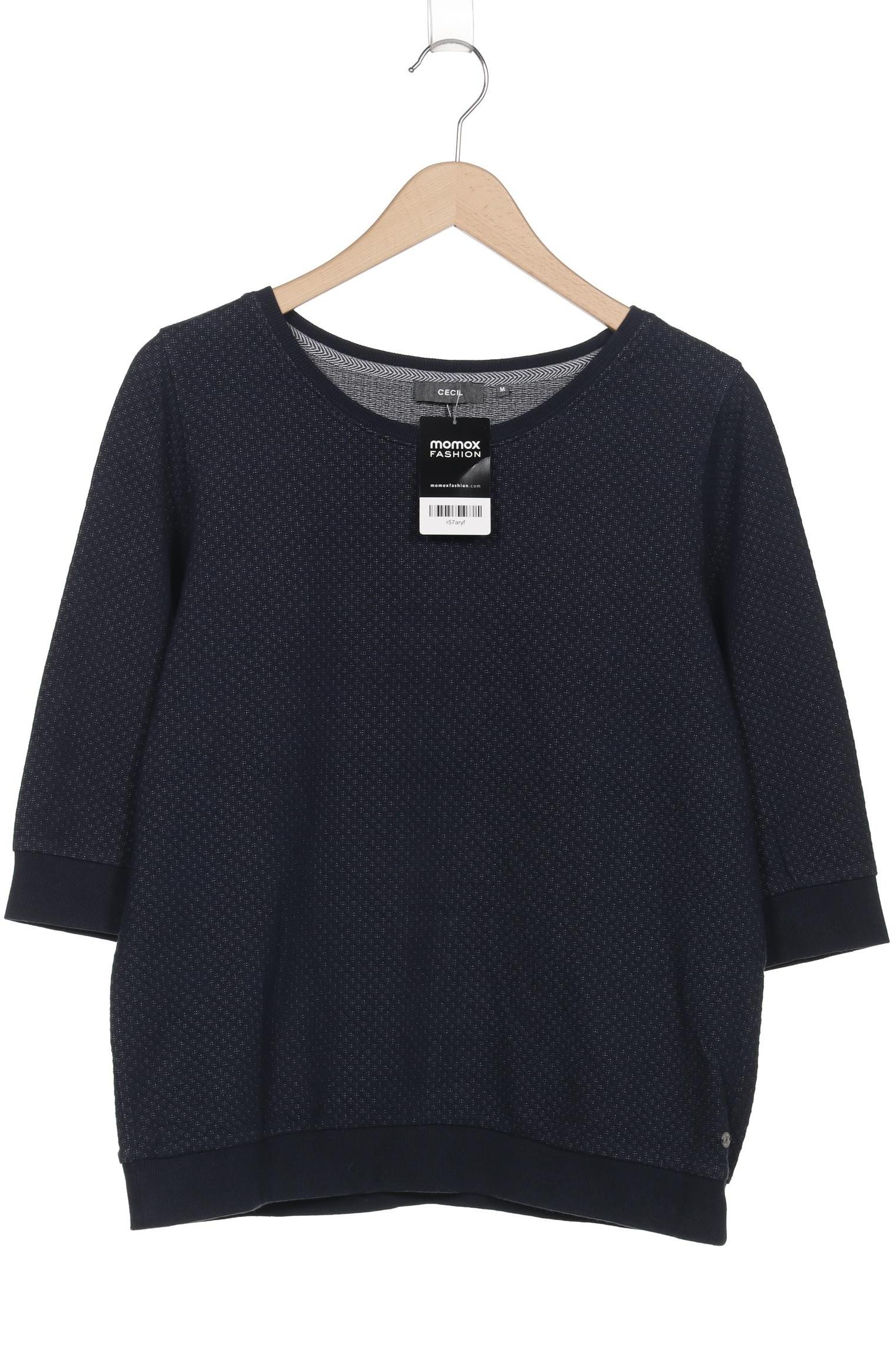 

Cecil Damen Sweatshirt, marineblau, Gr. 38