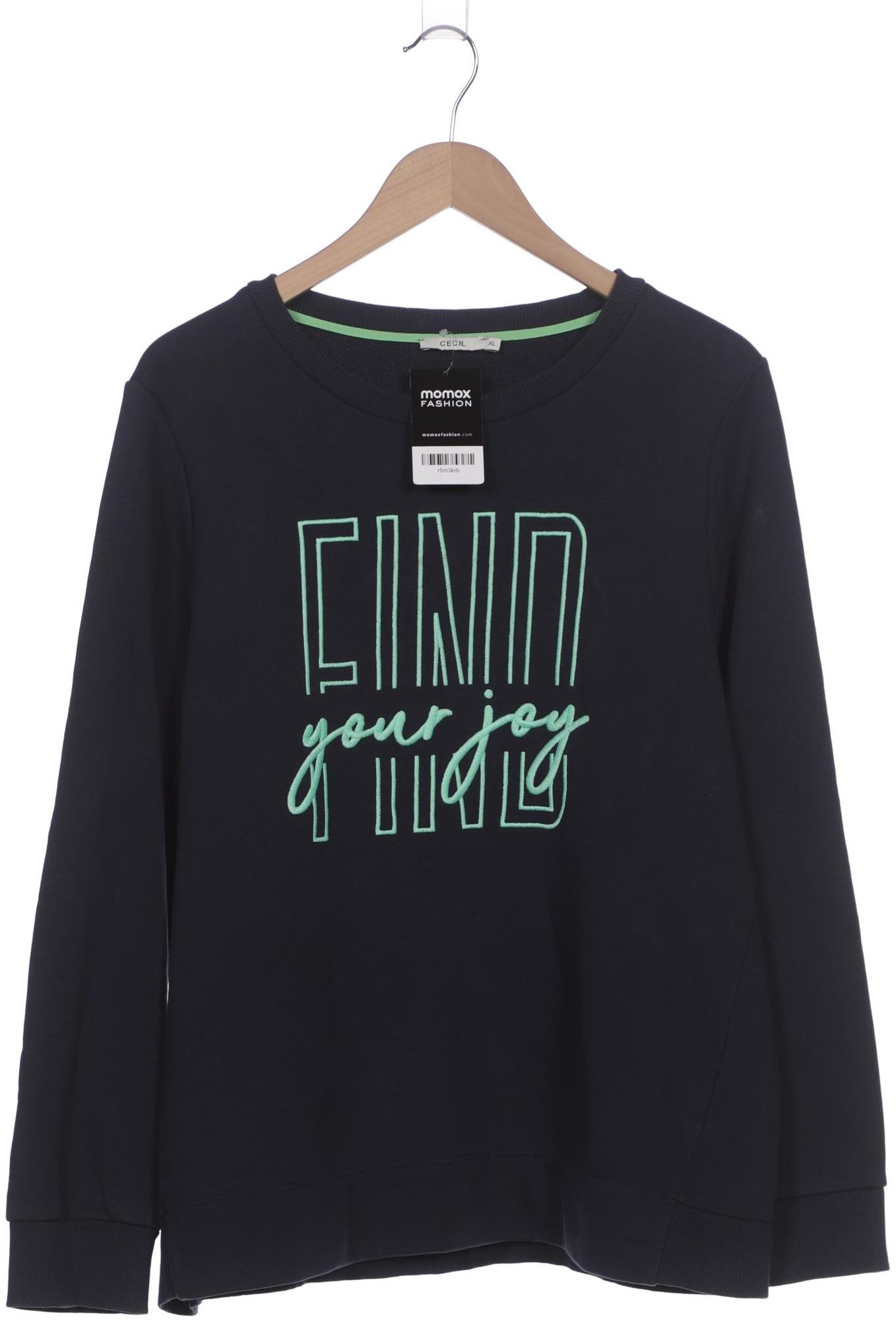 

Cecil Damen Sweatshirt, marineblau, Gr. 44