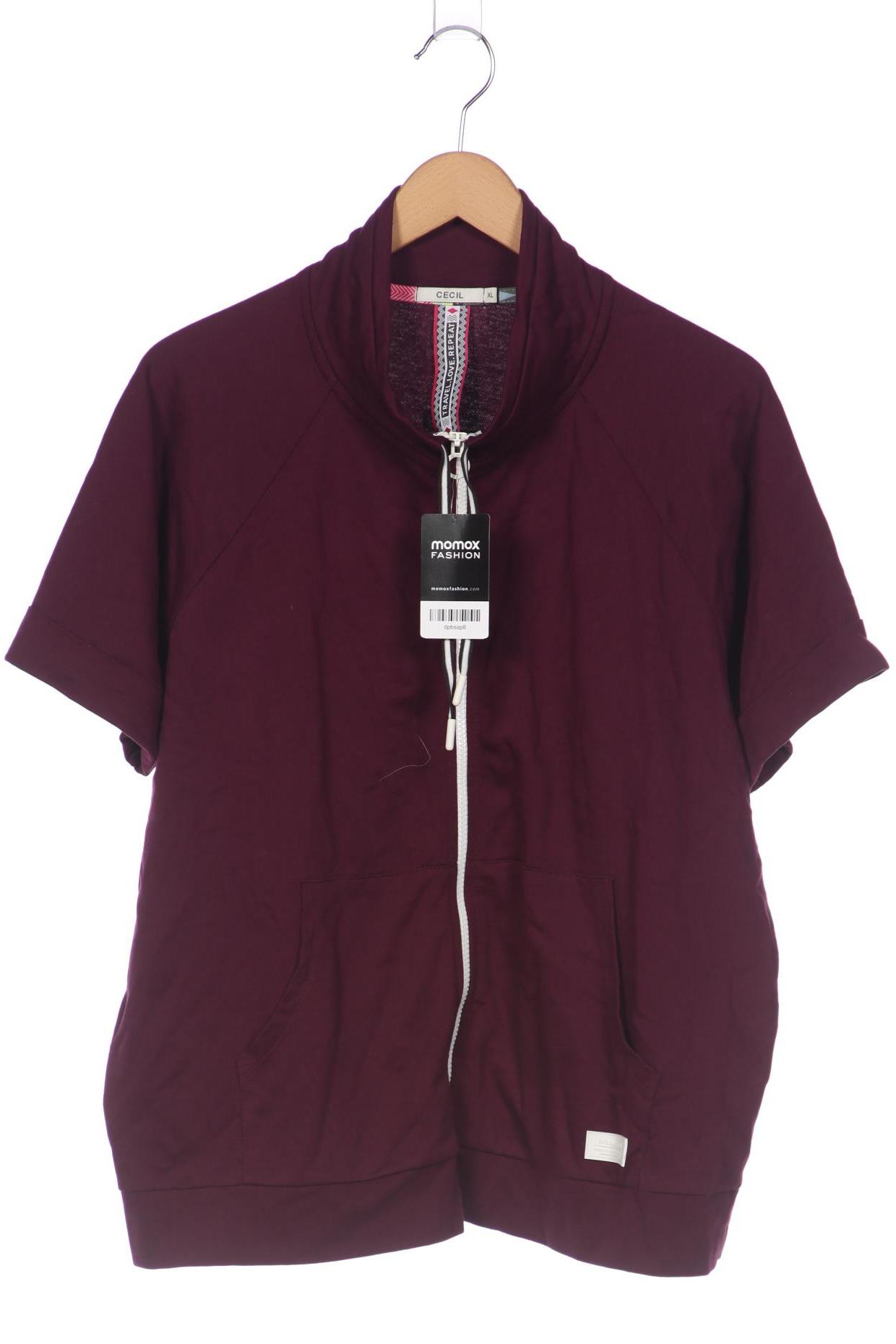 

Cecil Damen Sweatshirt, bordeaux, Gr. 44
