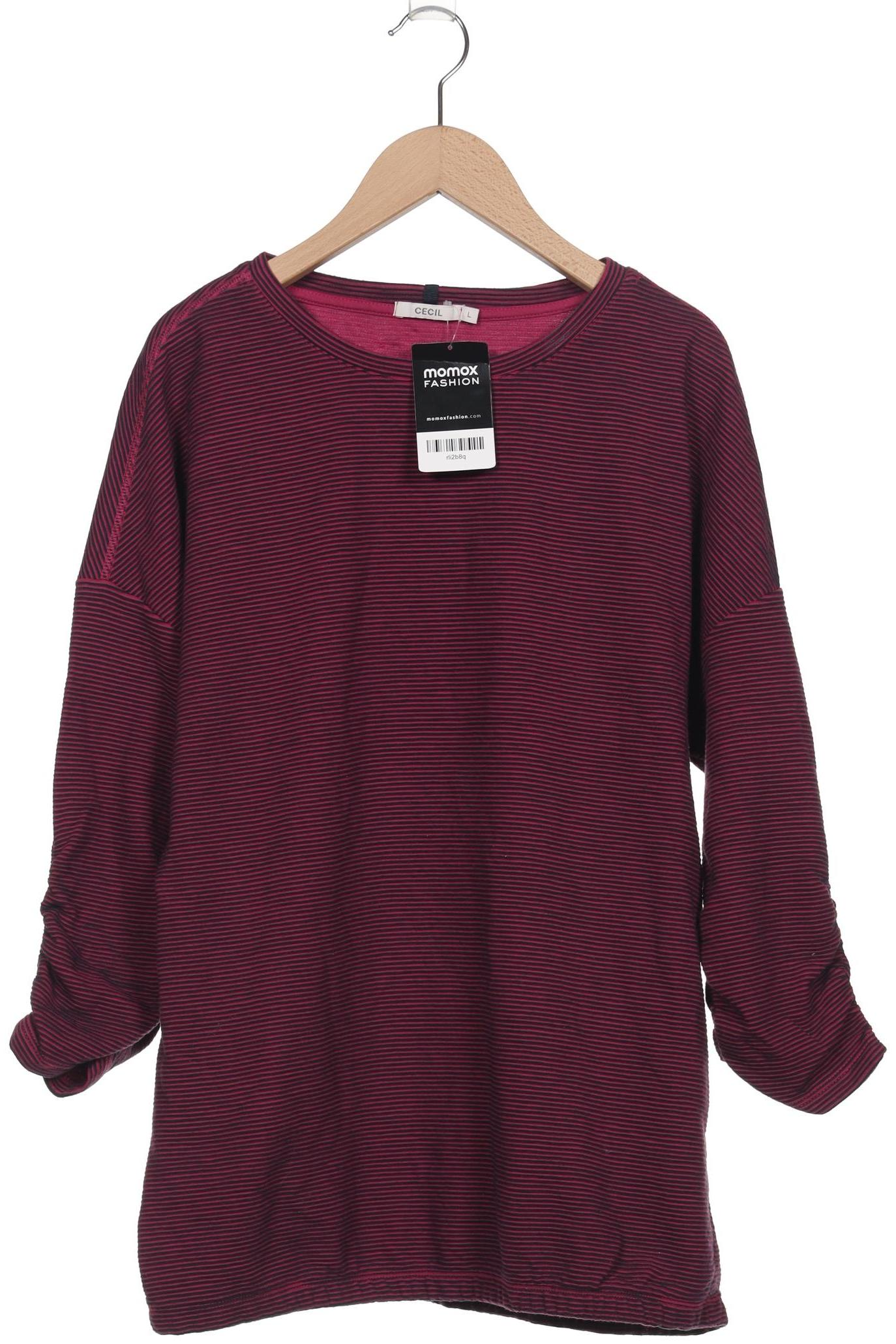 

Cecil Damen Sweatshirt, bordeaux, Gr. 42