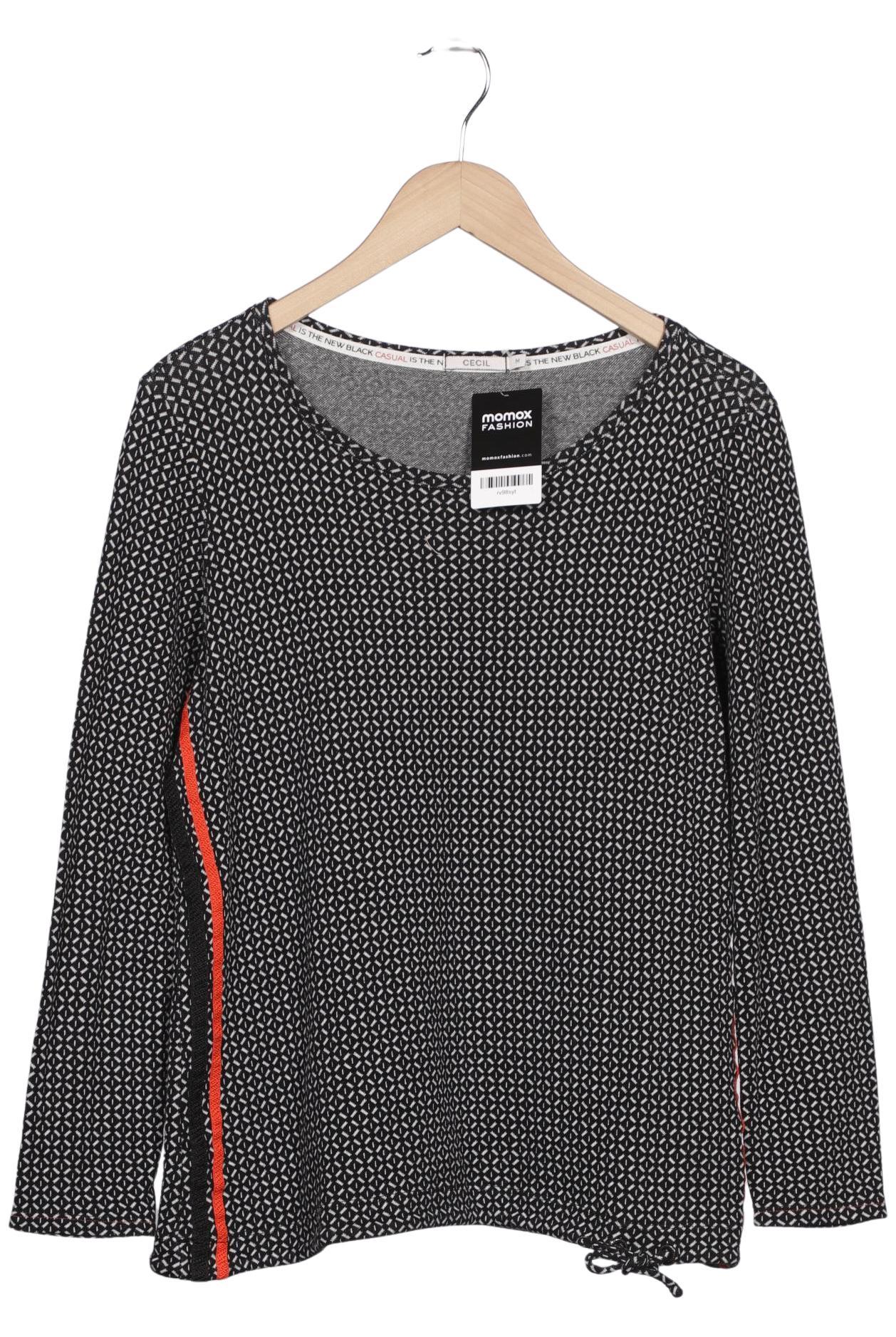 

Cecil Damen Sweatshirt, schwarz, Gr. 38