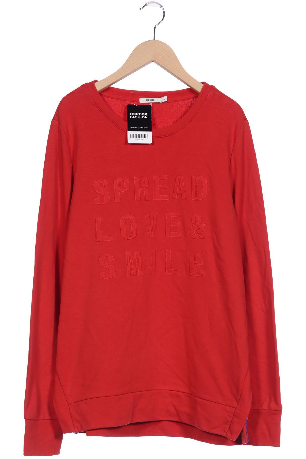 

CECIL Damen Sweatshirt, rot