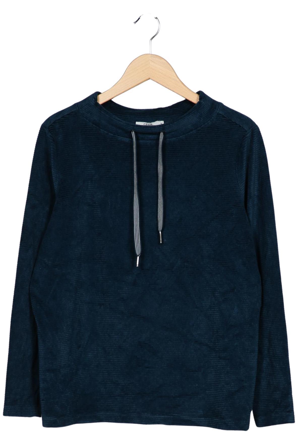 

Cecil Damen Sweatshirt, marineblau, Gr. 38