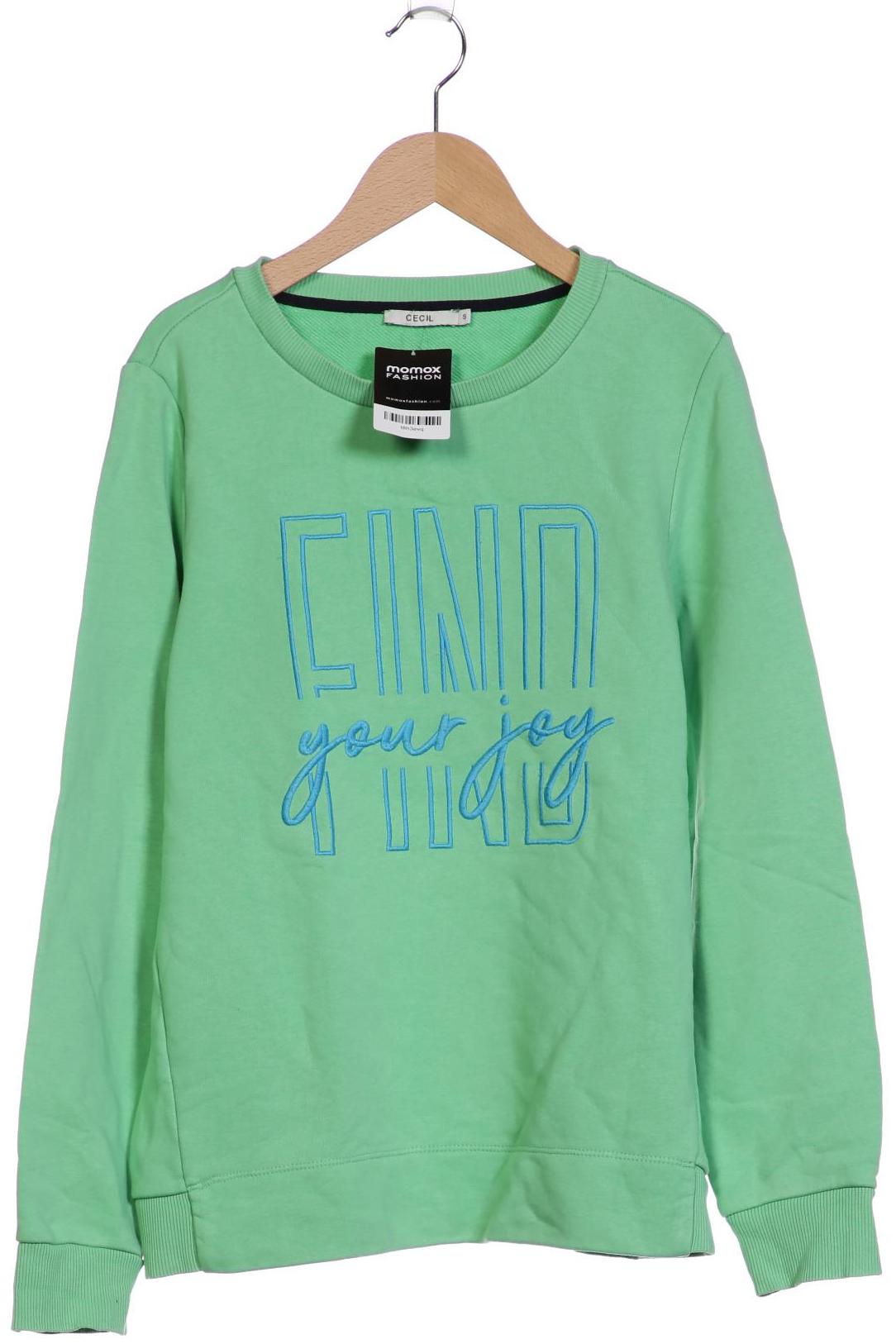 

Cecil Damen Sweatshirt, hellgrün, Gr. 36
