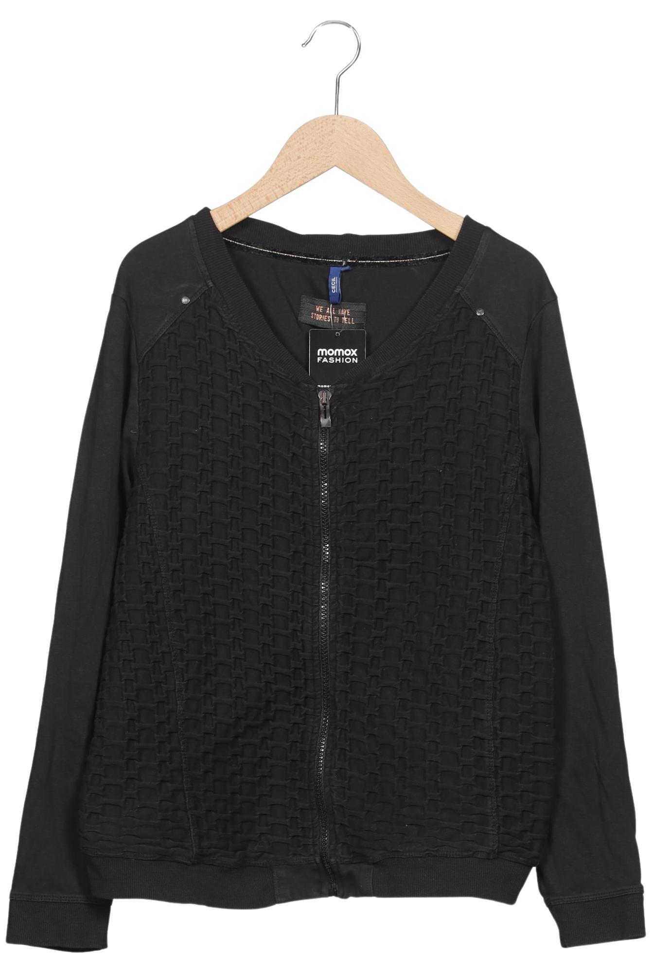 

Cecil Damen Sweatshirt, schwarz, Gr. 42