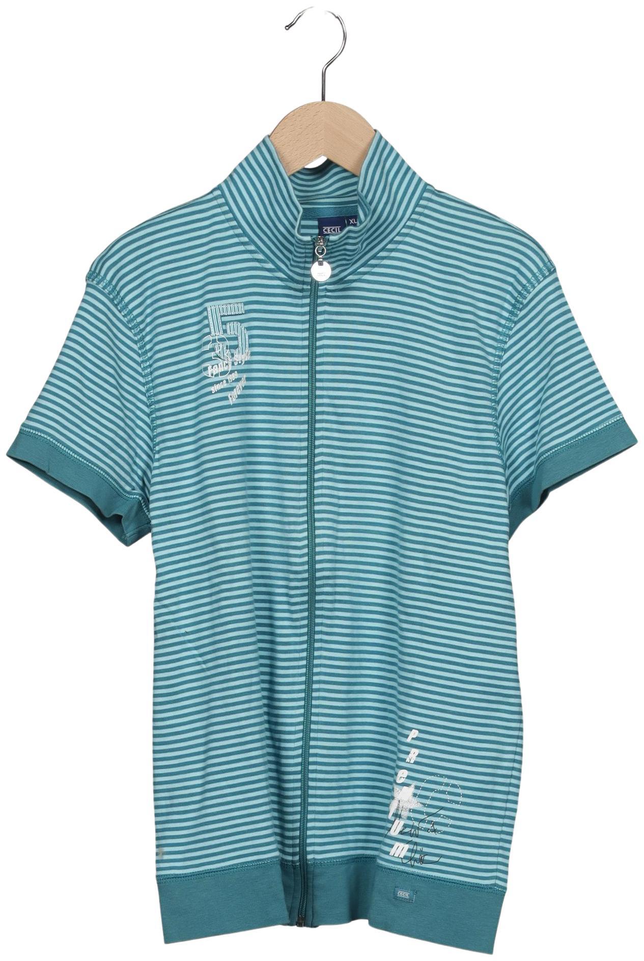 

Cecil Damen Sweatshirt, türkis, Gr. 44