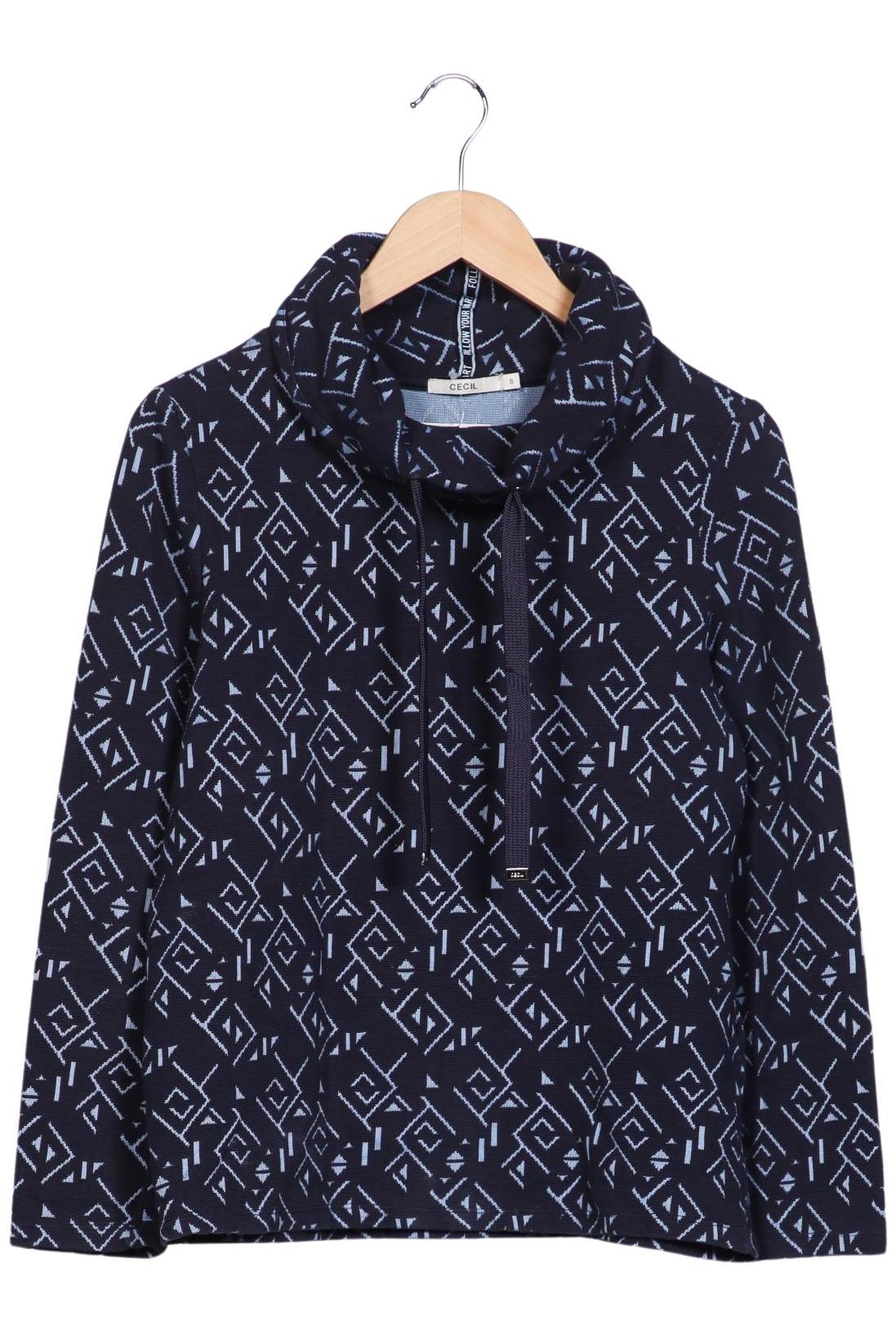 

Cecil Damen Sweatshirt, marineblau, Gr. 36