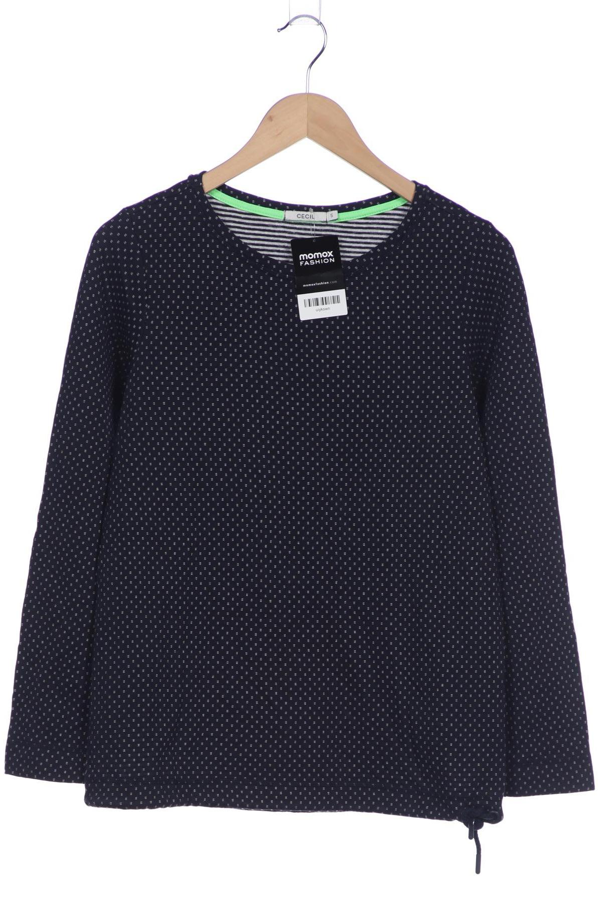 

Cecil Damen Sweatshirt, marineblau, Gr. 36