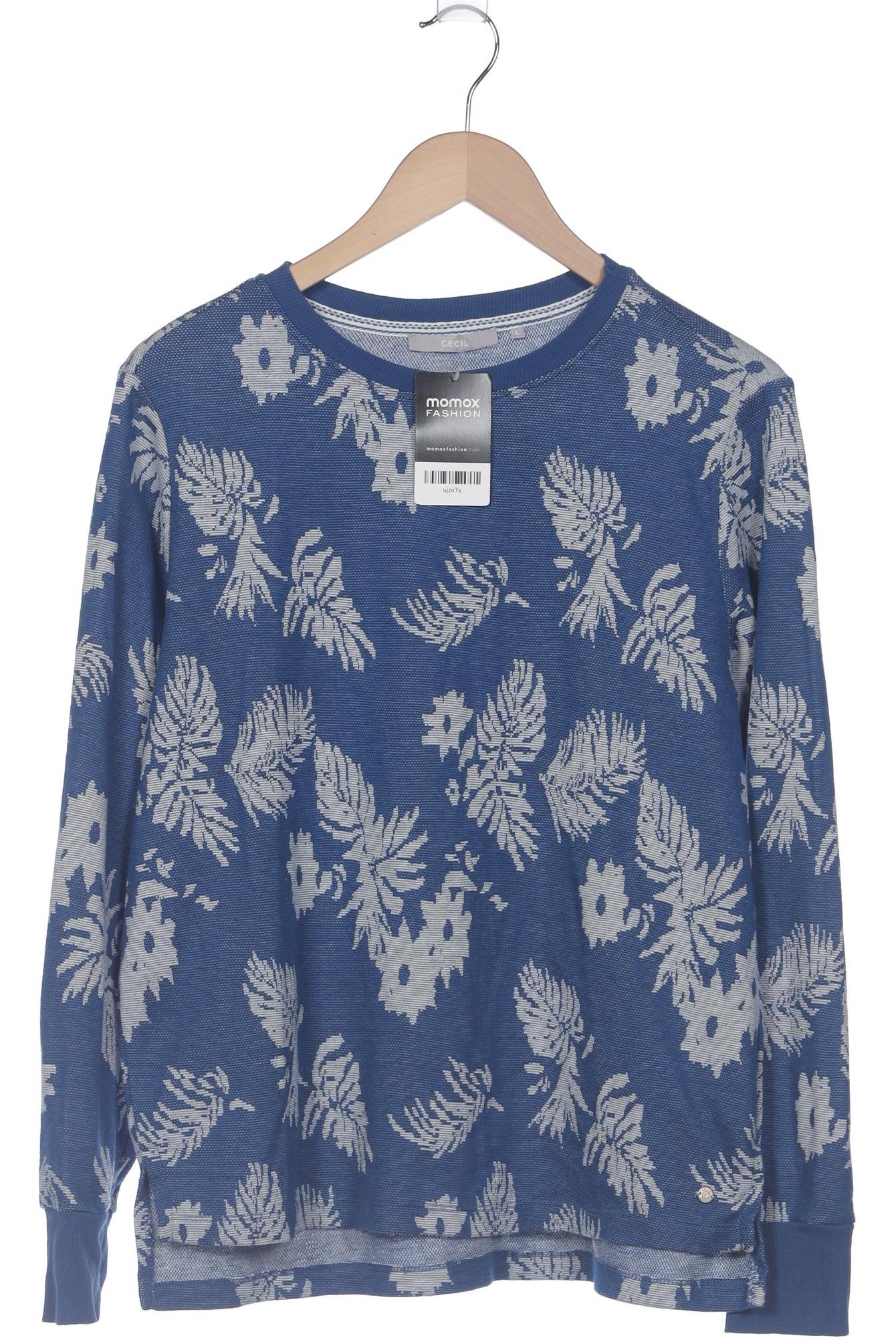 

Cecil Damen Sweatshirt, blau, Gr. 42