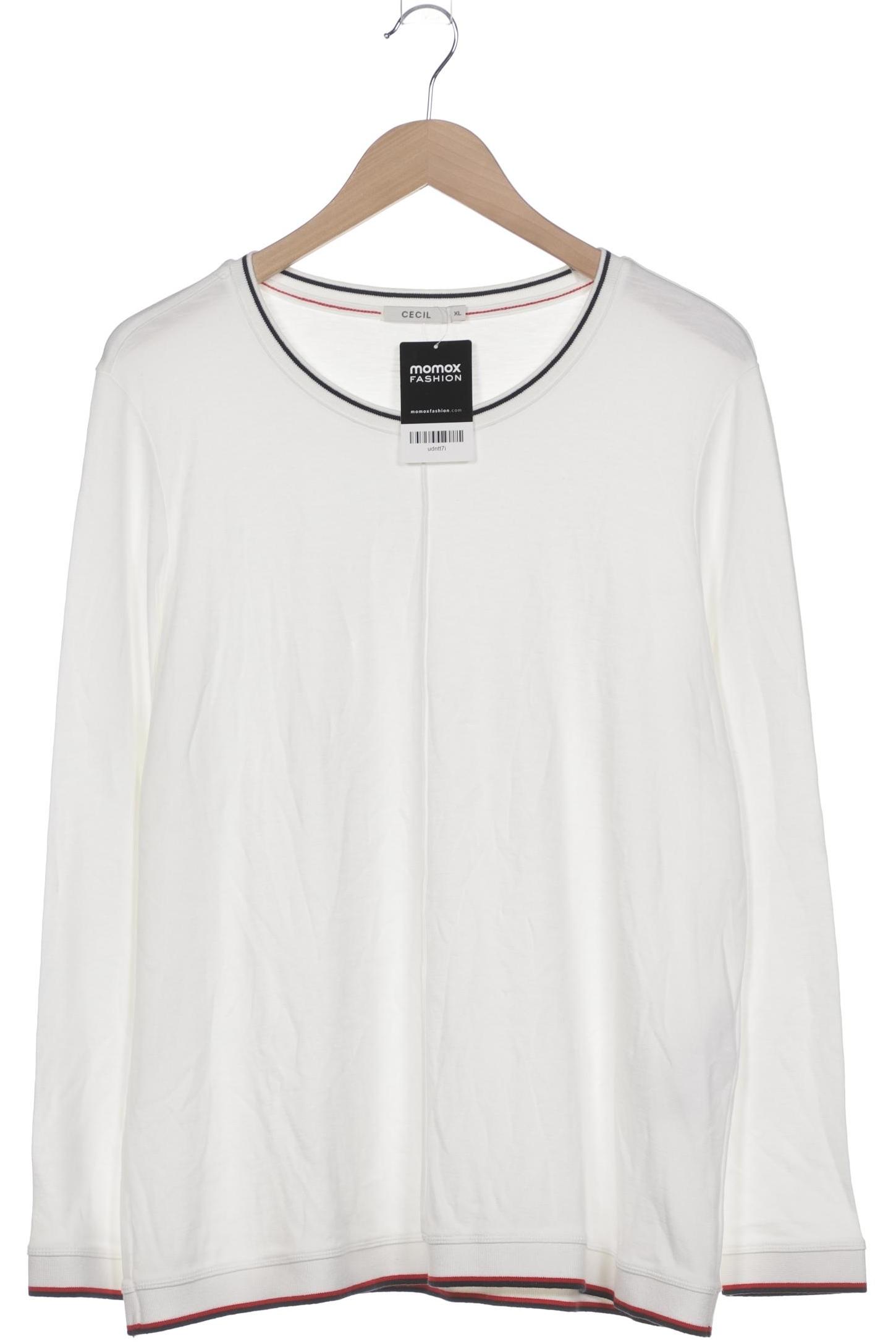 

Cecil Damen Sweatshirt, weiß, Gr. 44