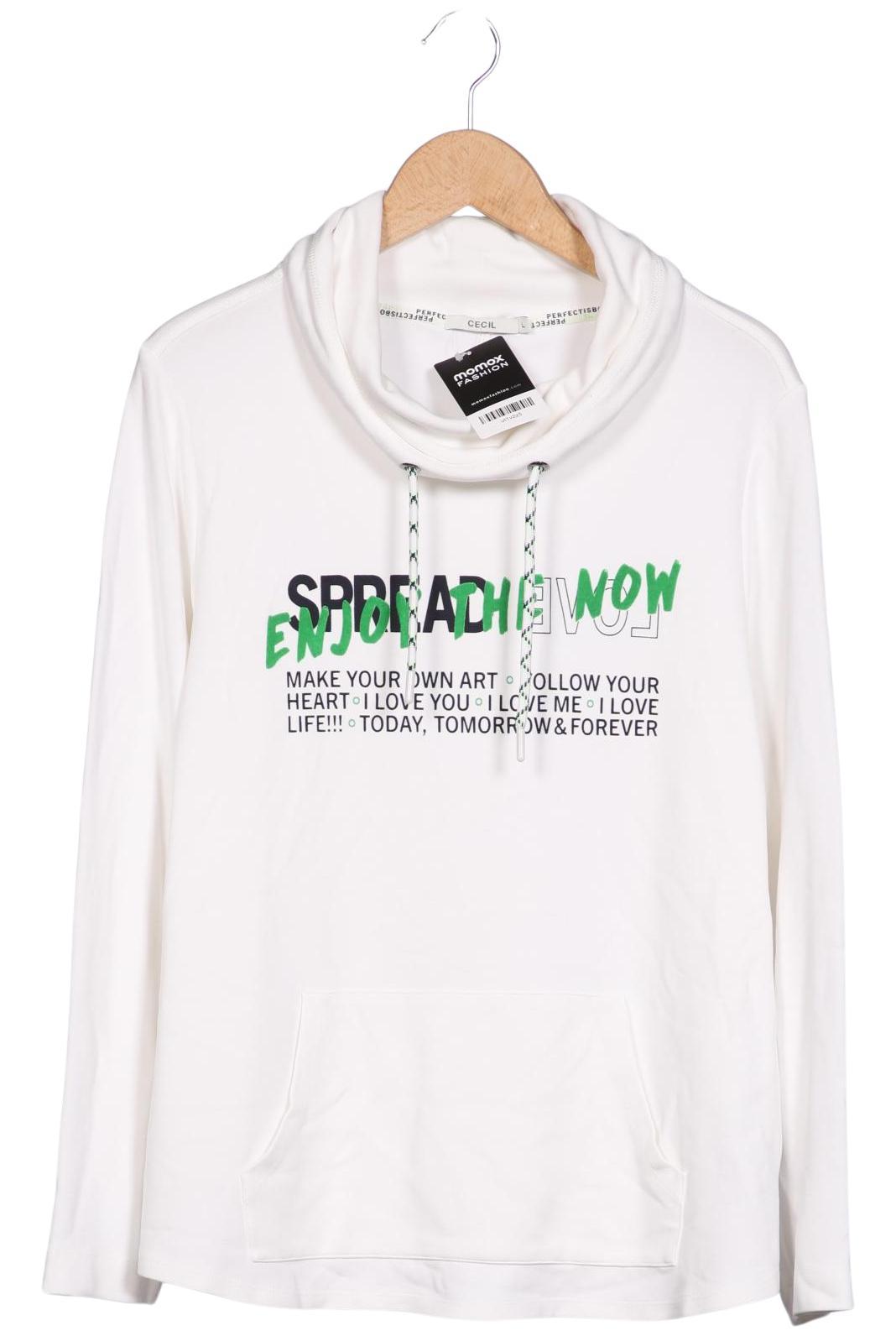 

Cecil Damen Sweatshirt, weiß, Gr. 42