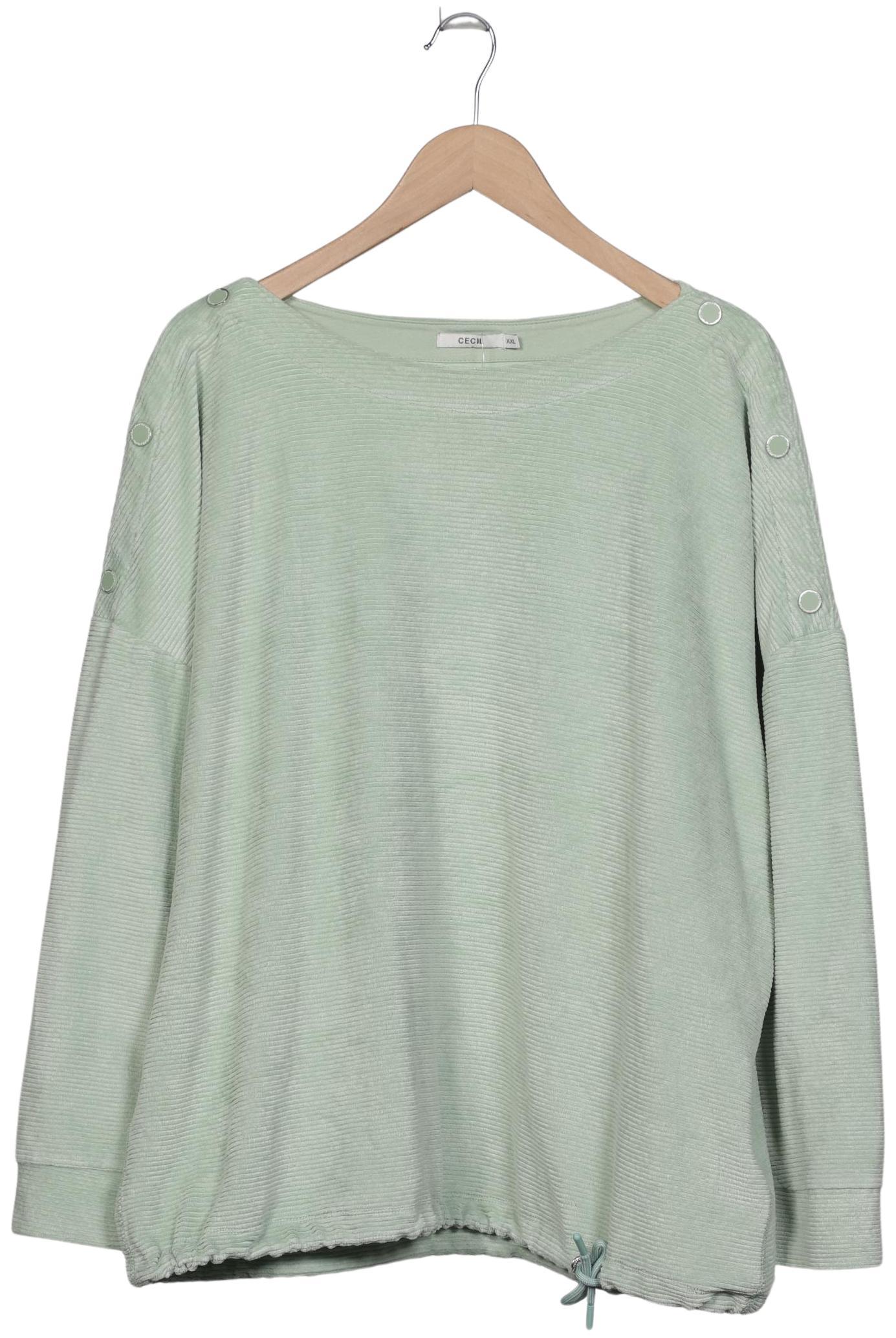 

Cecil Damen Sweatshirt, hellgrün, Gr. 46
